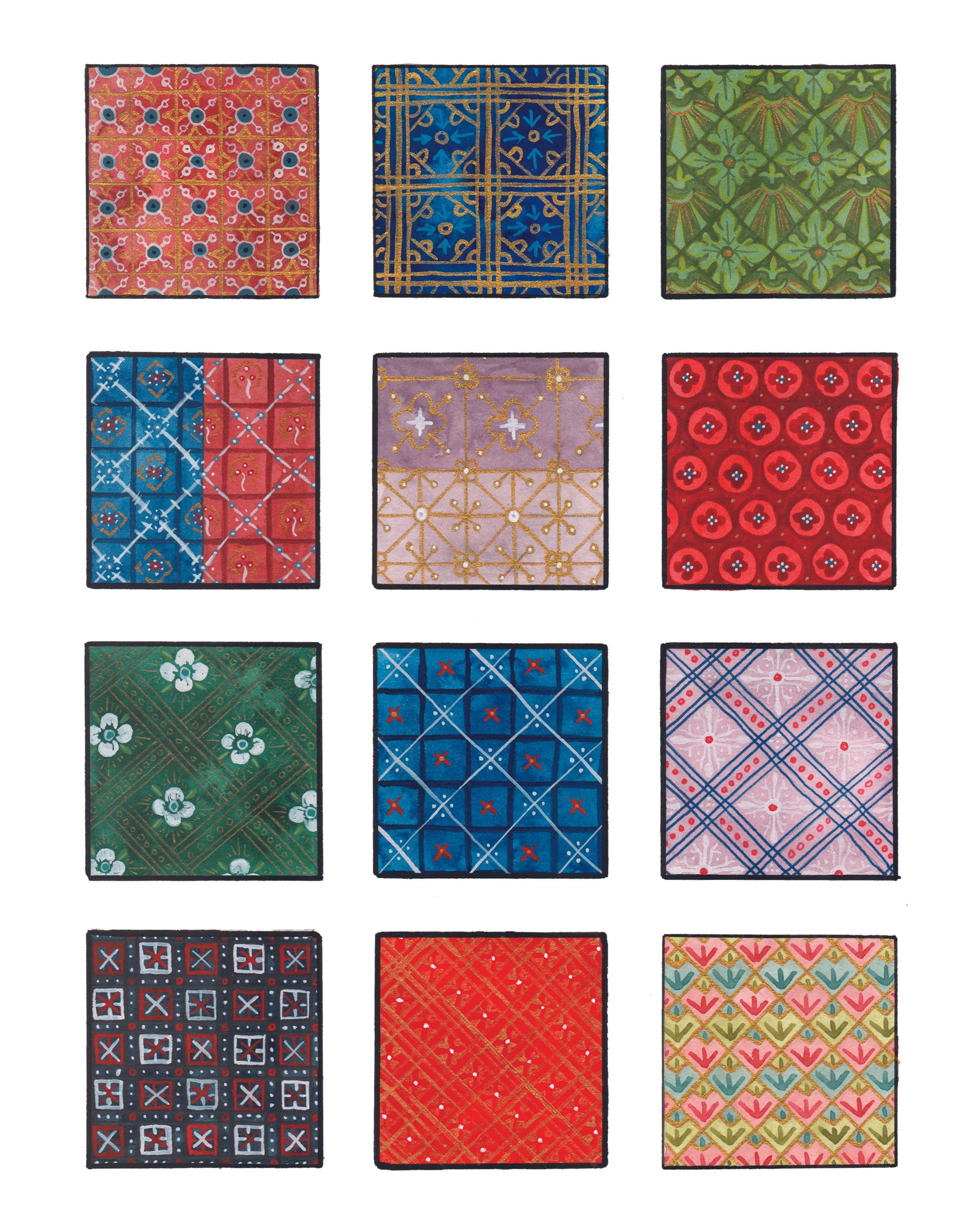 Days 37-45,51-52, + 55,
2026,
Watercolor, gouache and ink.