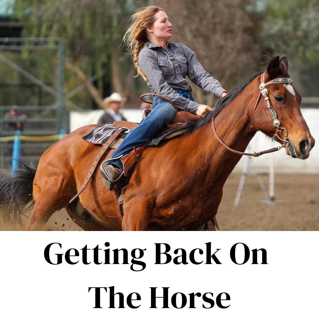 I learned about this old expression the hard way, but it is genuinely good advice.
Are you willing to get back on the horse?
What do you know you need to try again?

#businesscoaching #businesscoach #backonthehorse #backatit #perseverance #iteration 