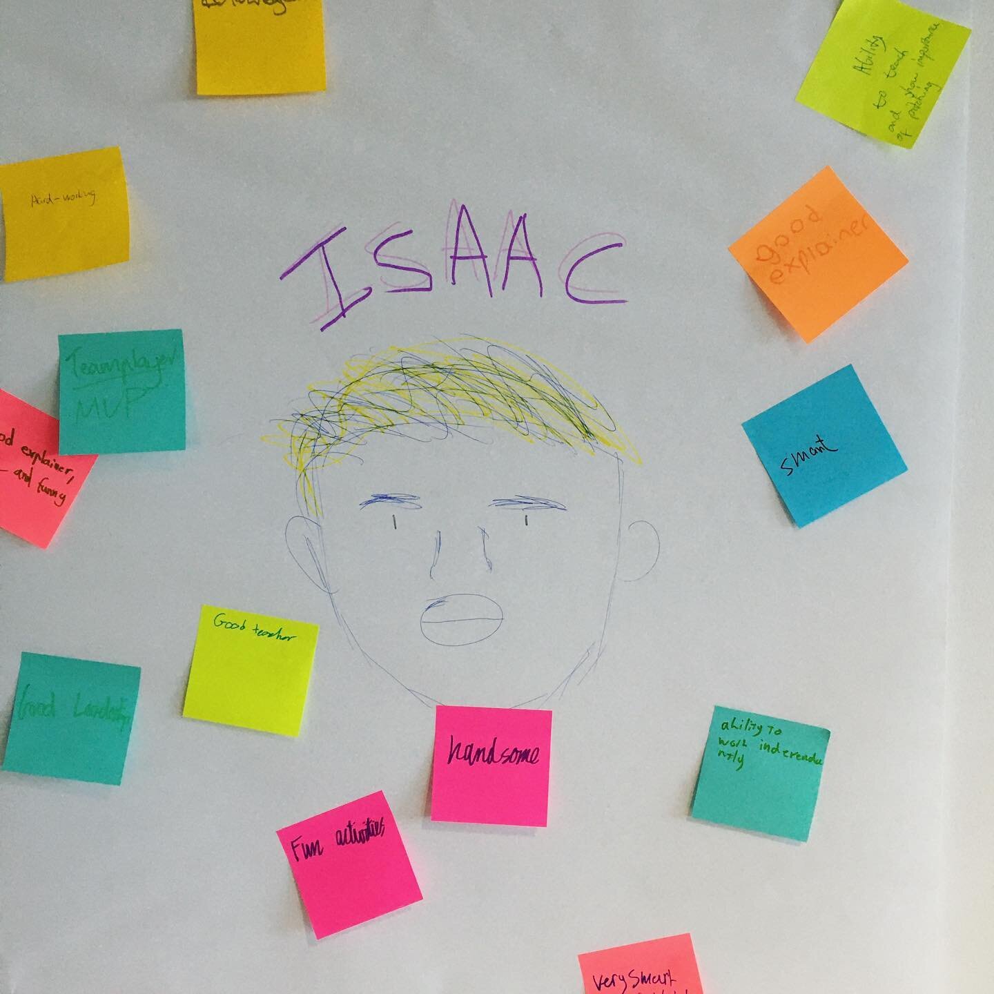 Last week I was working with Brighton Grammar and their student entrepreneurship program, and the Year 9&rsquo;s made this lovely poster for me.
Really captures my enormous pouting lips.
(To be honest I saw the ones they made for each other and I got