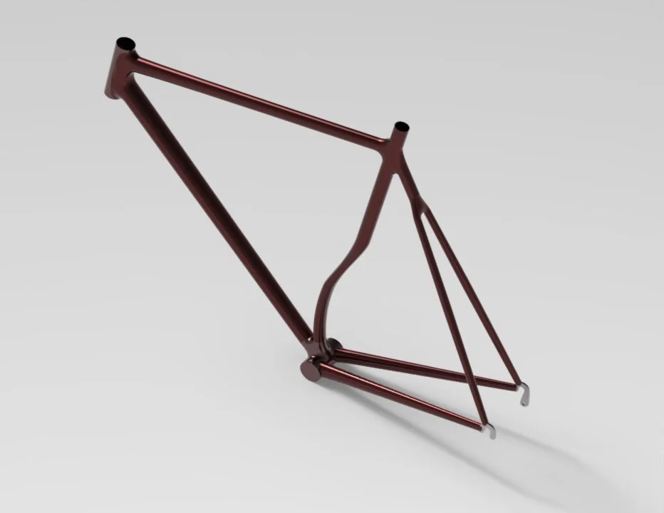 SolidWorks Bike Frame Build and Render