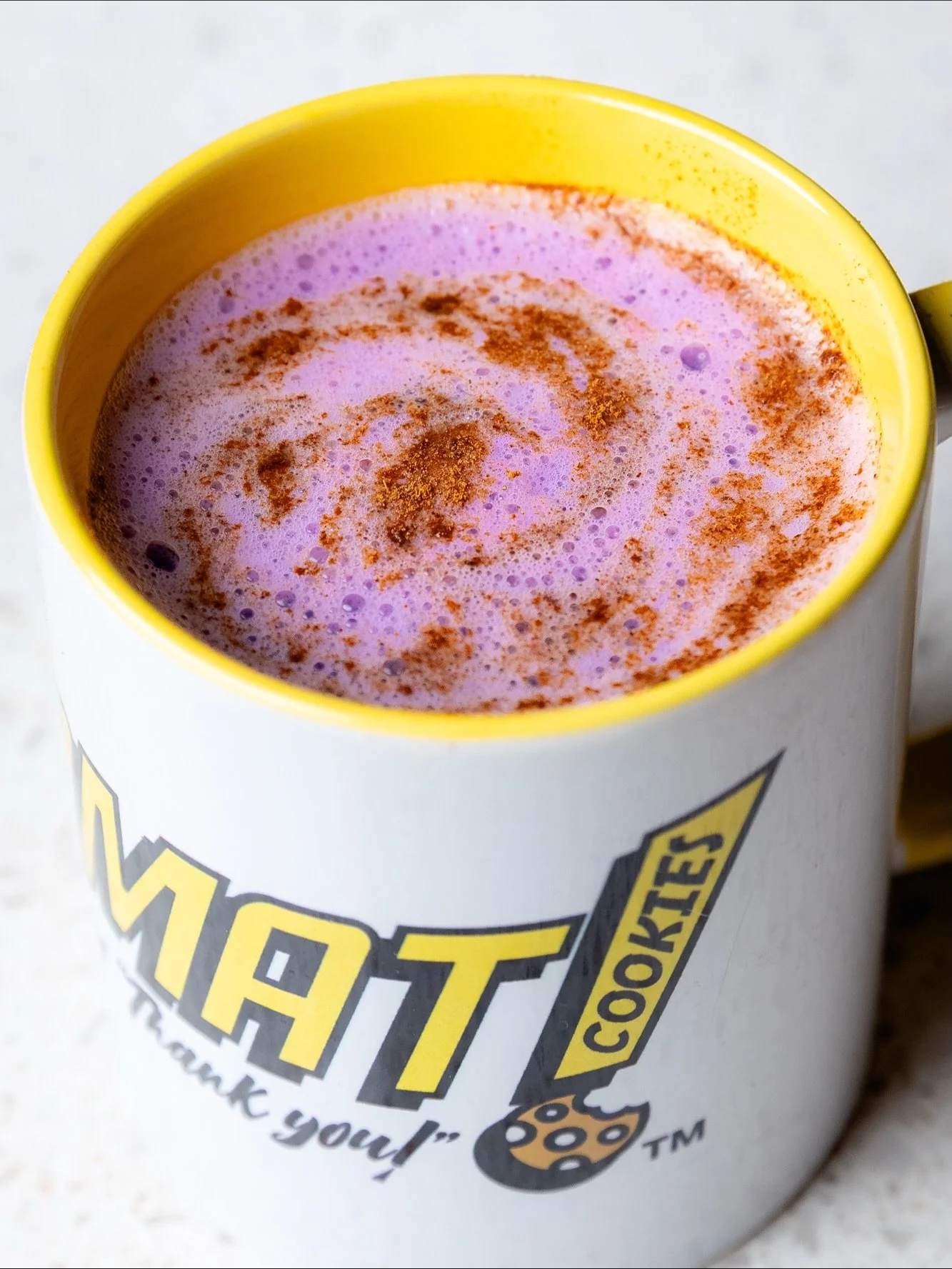 📣 UBE HOT COCOA is BACK!! @indywfmkt 

Arrive early at @theampindy for a hot cup of our crowd fave holiday drink&mdash;creamy white chocolate, nutty and earthy ube, and tons of cinnamon to get you in the holiday spirit! It&rsquo;s like warm, campfir