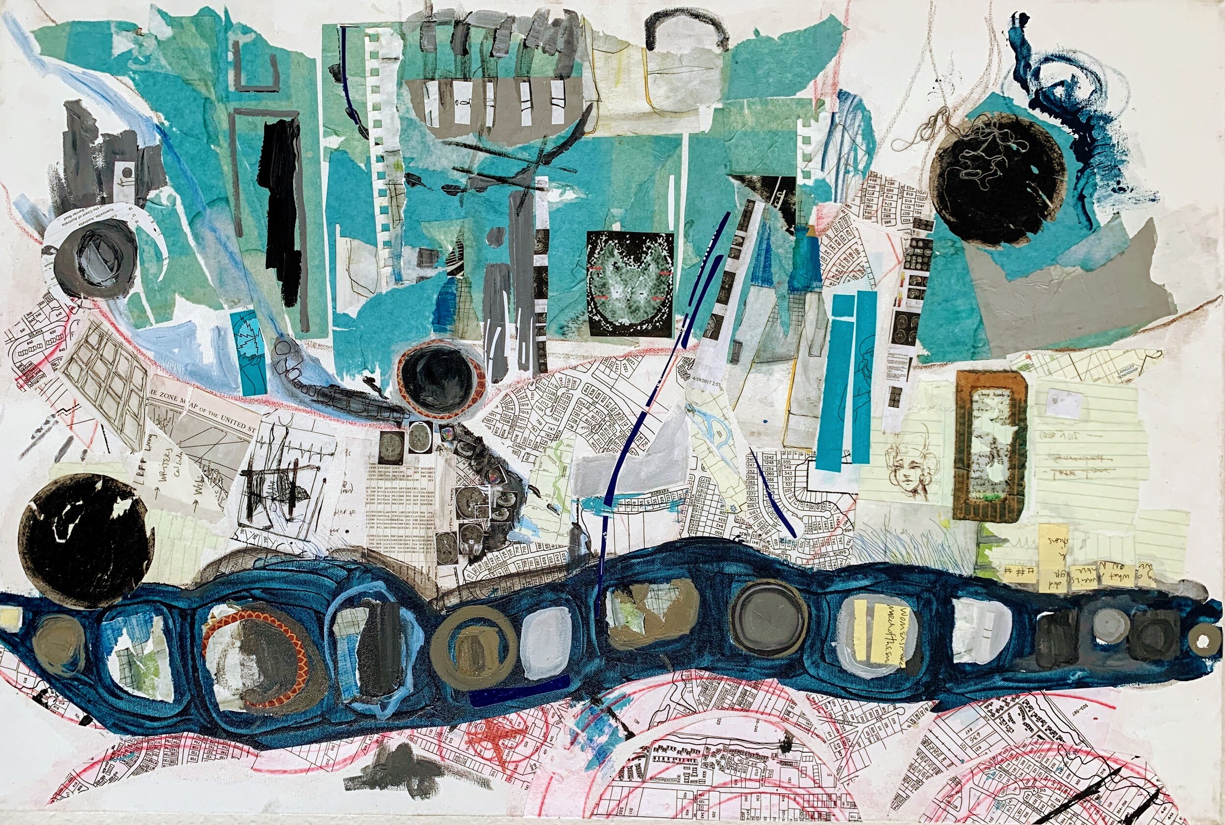 Traveling Without Moving, 40"x30"