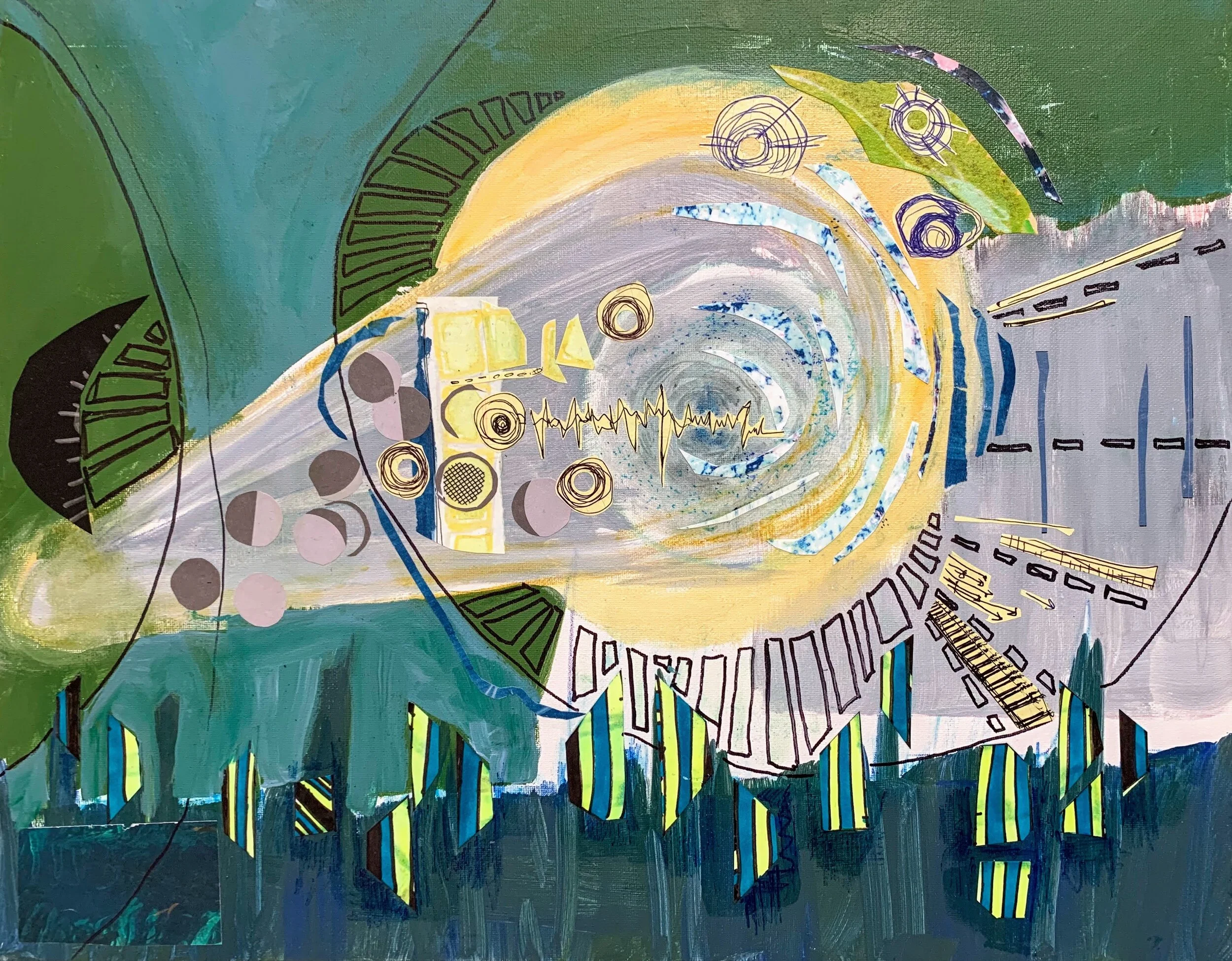 Epicenter Practice, 20"x16"