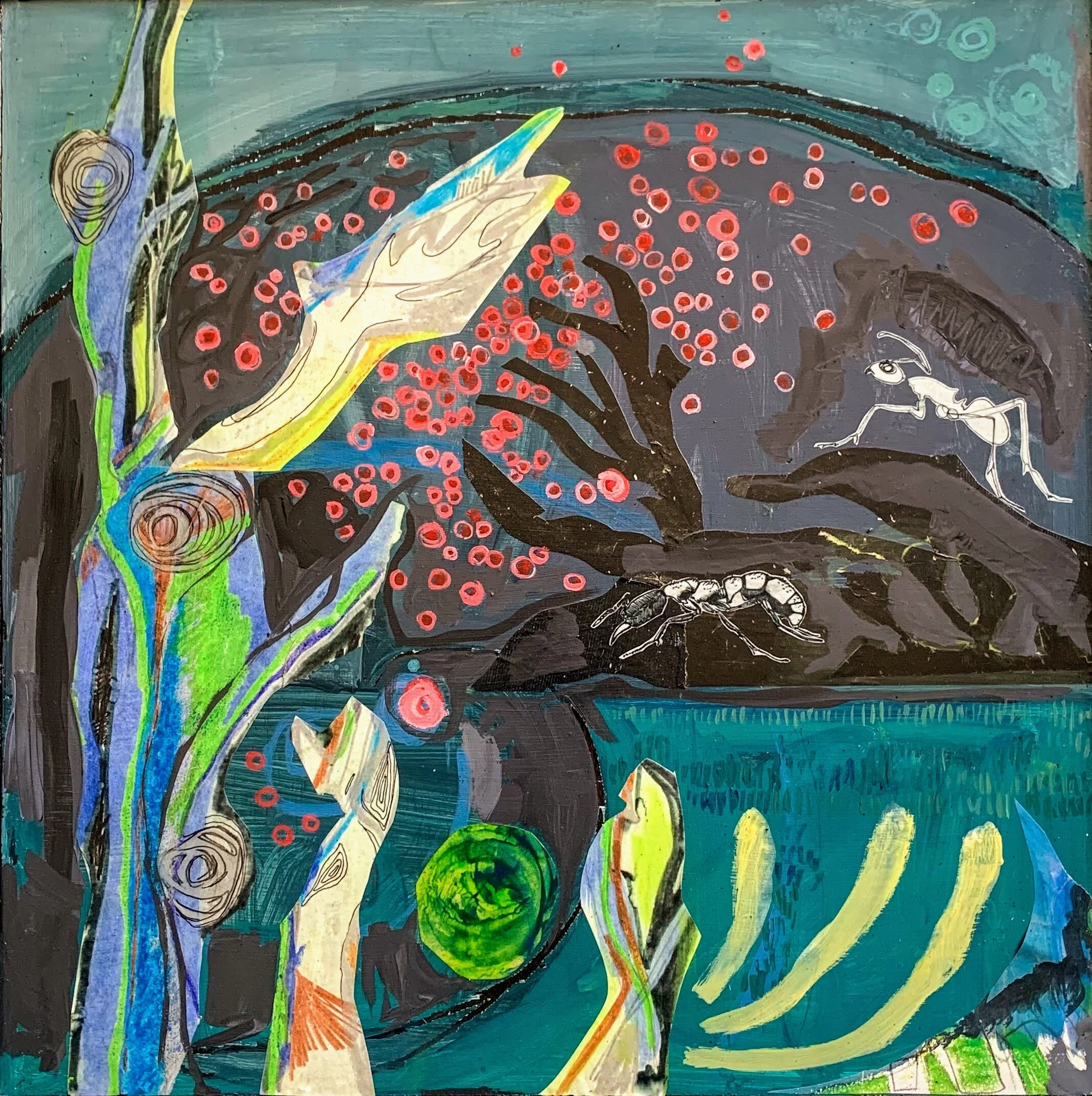 FIRE ANTS!!!, 24"x24"