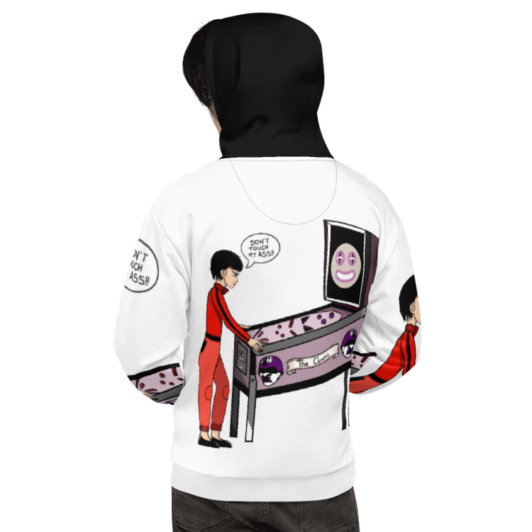 NOT HERE TO FLIRT - NO CLOWNS HOODIE