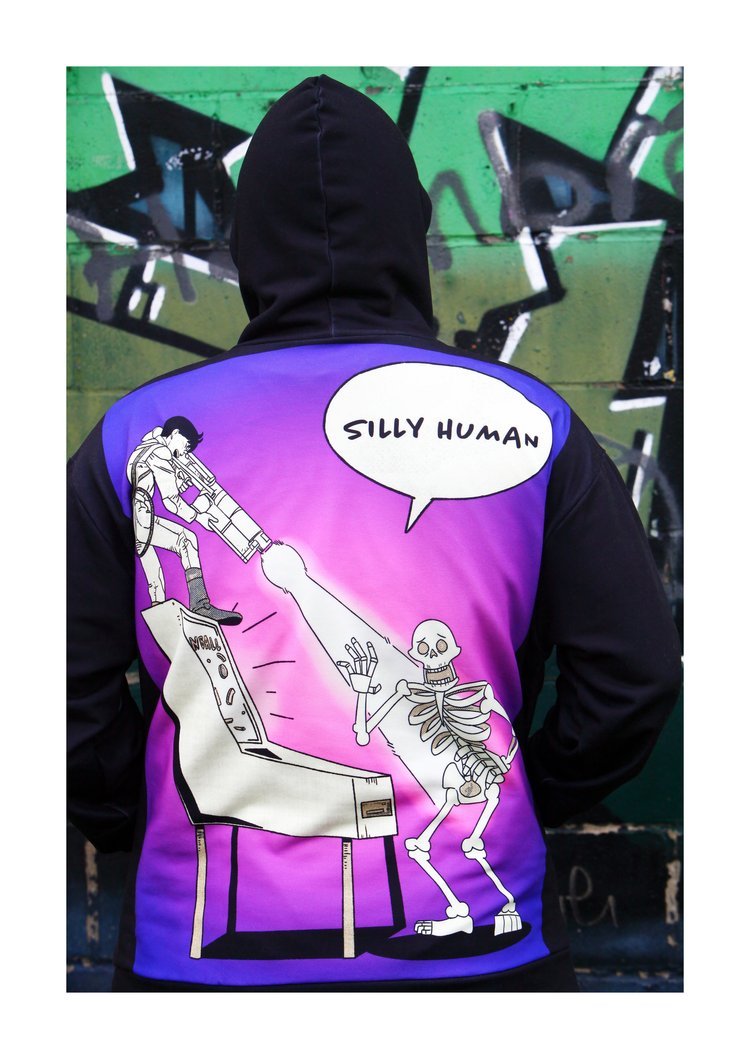 SILLY HUMANS - ONE MORE PLAY HOODIE