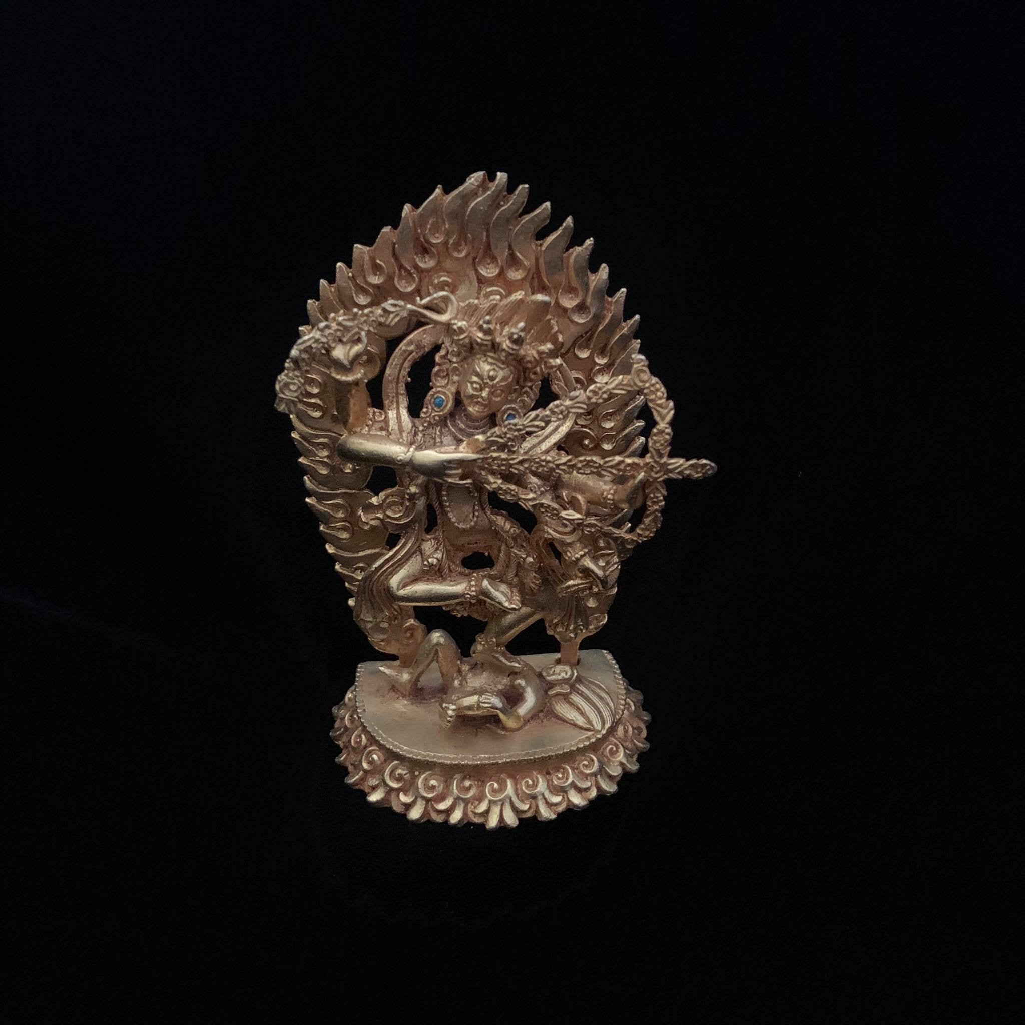 Schönes SILBER Buddha Eye Amulett aus NEPAL Lapislazuli 