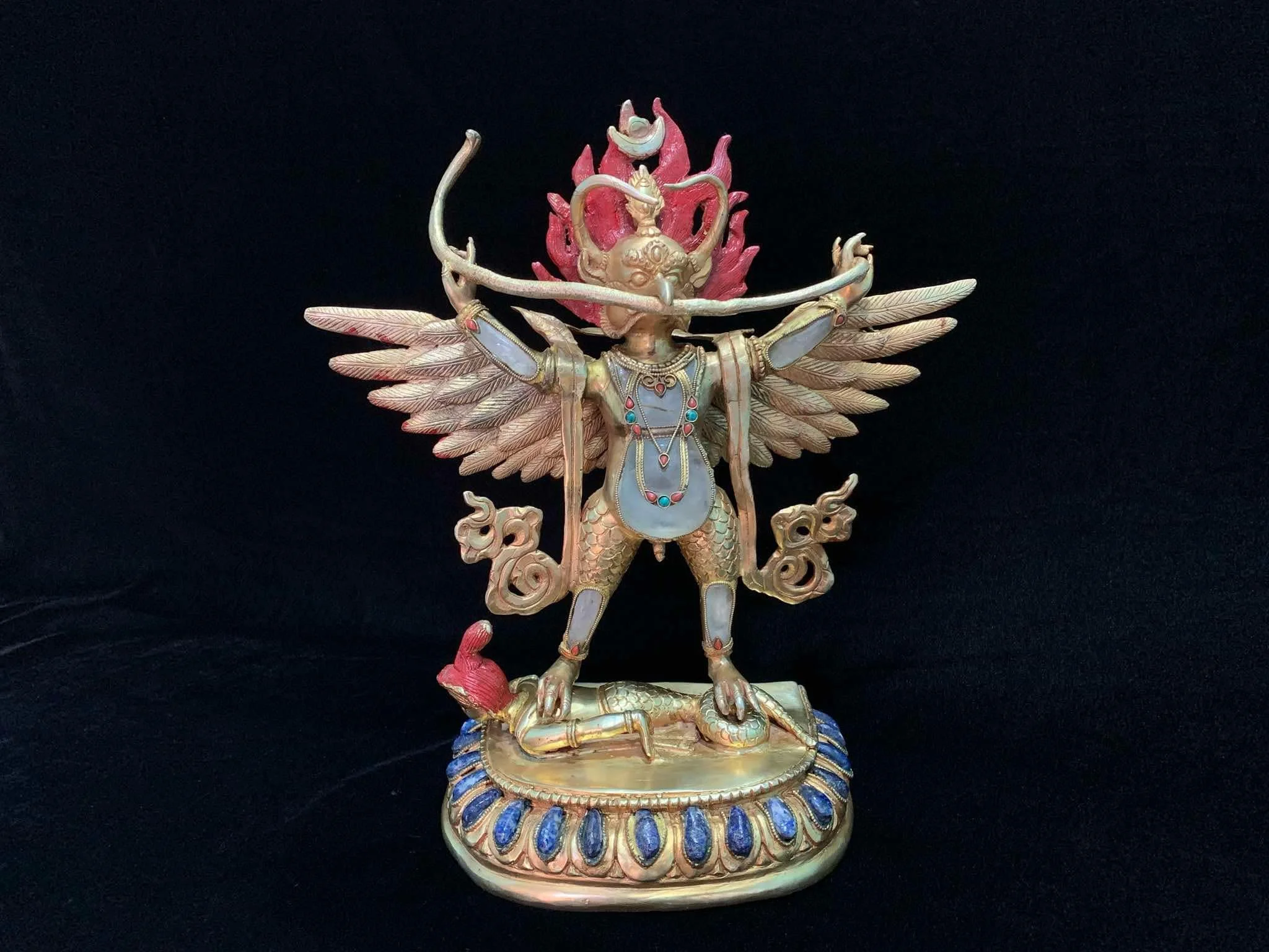 Crystal Garuda Statue