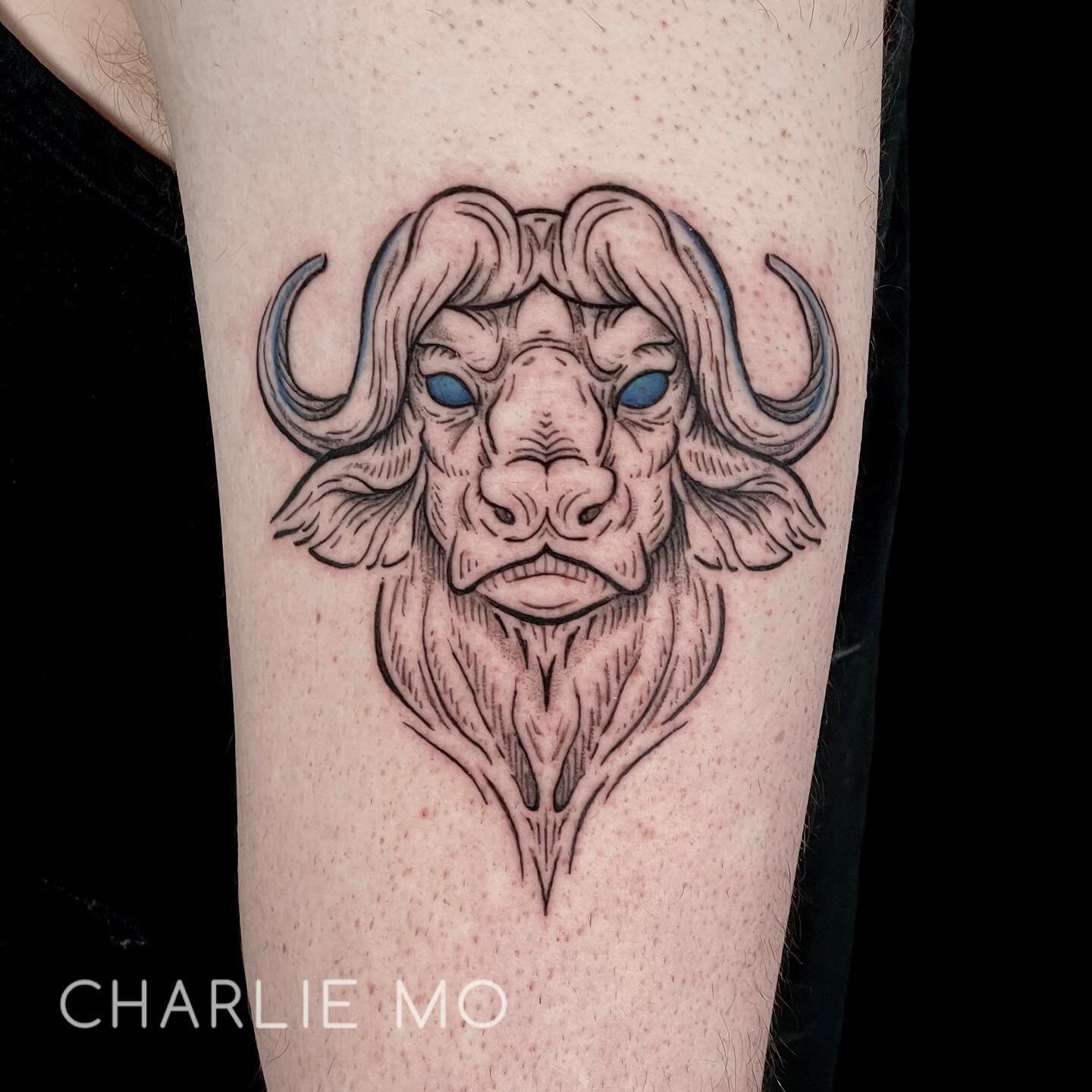 Water buffalo tattoo for Flint! Thank you so much for your trust with this piece~ 

#drawing #sketchtattoo #waterbuffalo #animaltattoo #blackwork #bayareatattooartist #bayareatattoo #illustration