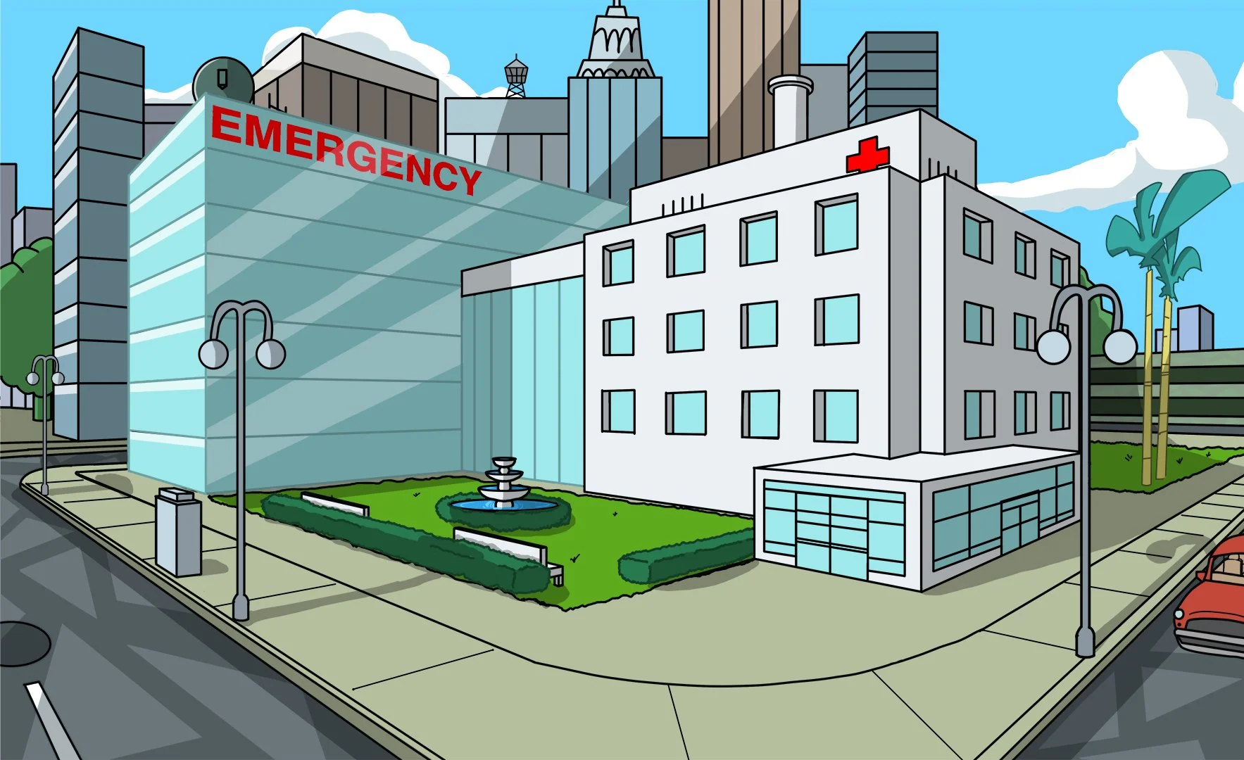 Phineas and Ferb Style Background