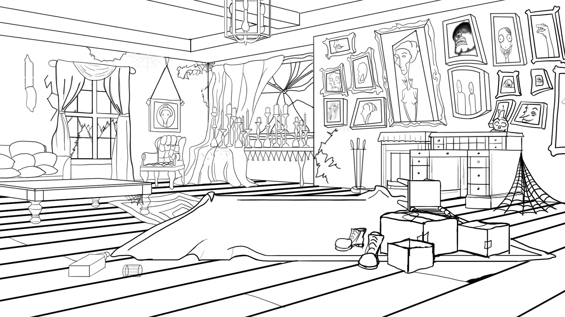 "To Whom It may Concern" Background Lineart