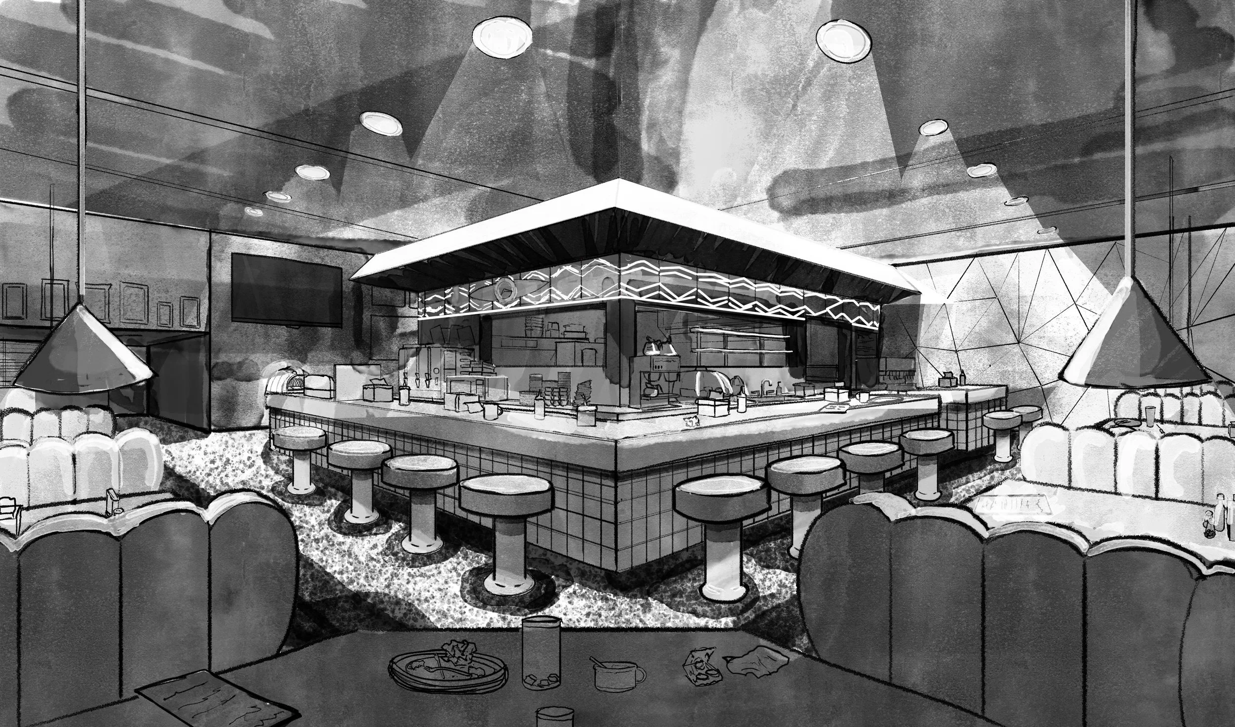 Diner Background
