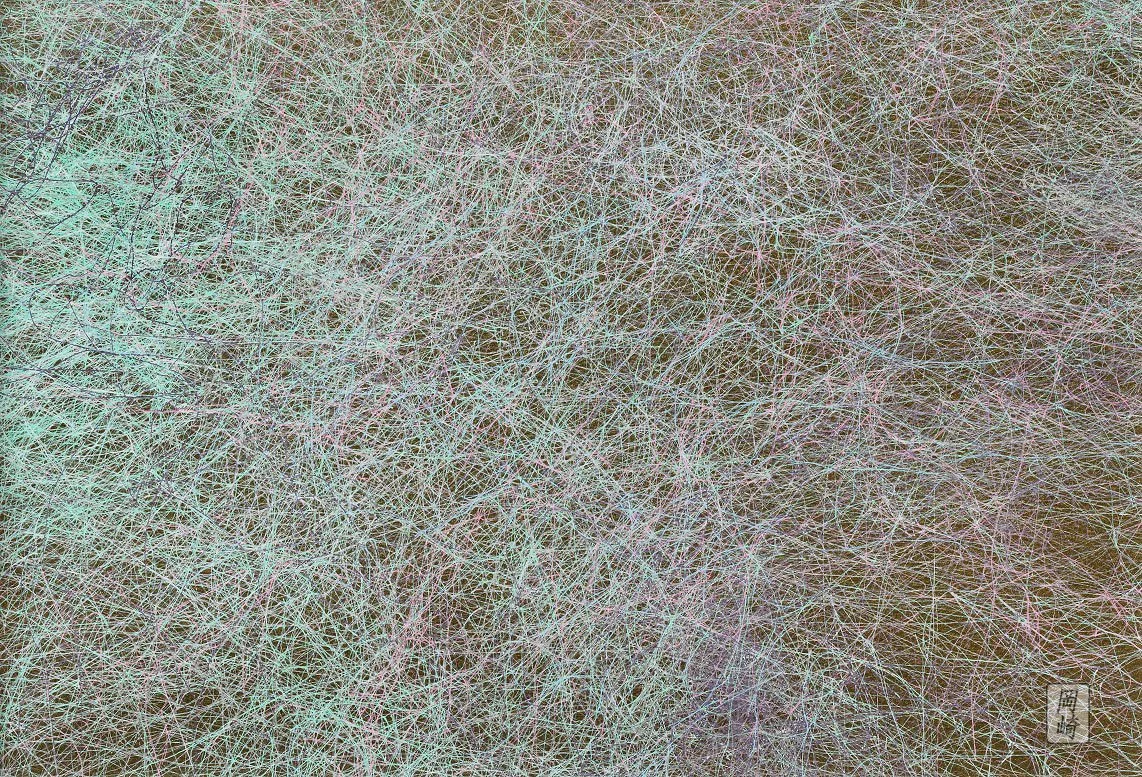  Dispersed , 2015 
Ballpoint Pen on Paper 
410mm x 525mm