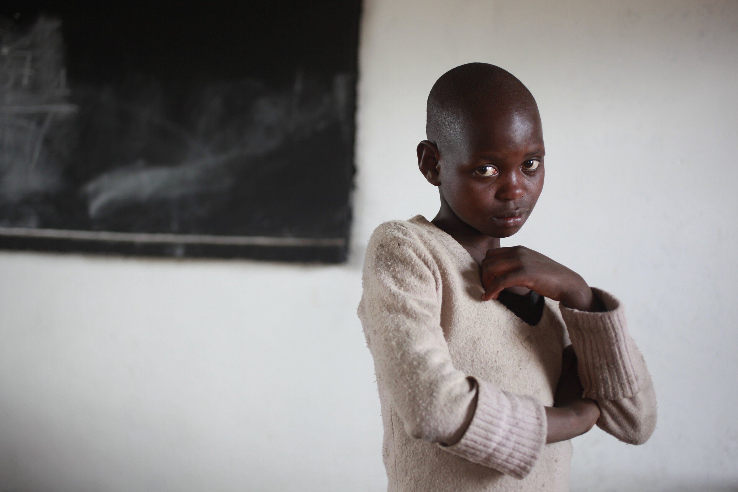 School girl in the Democratic Republic of Congo.  