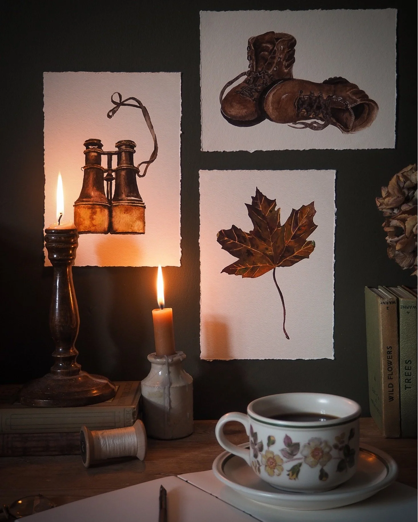 JUST SOME AUTUMNYNESS
Do you have a favourite product out of all these? I'd love to know!

1. A5 Fine Art Prints - Mix and Match Deal 
2. Sunflower Print
3. Autumn Birthday Card
4. Autumn Leaf Thank You Card
5. These Old Boots Card
6. Autumn Plums Bl