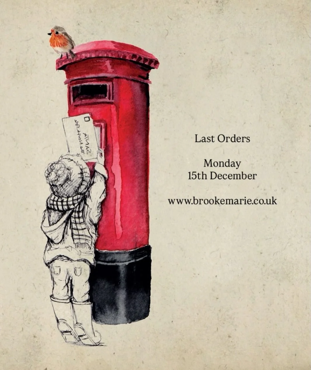 My shop closes at lunch time on Tuesday for Christmas so if you&rsquo;re wanting anything please order before then.

It&rsquo;s not a Christmas break though I&rsquo;ll be spending my time preparing for the new launch of my stationery subscription In 