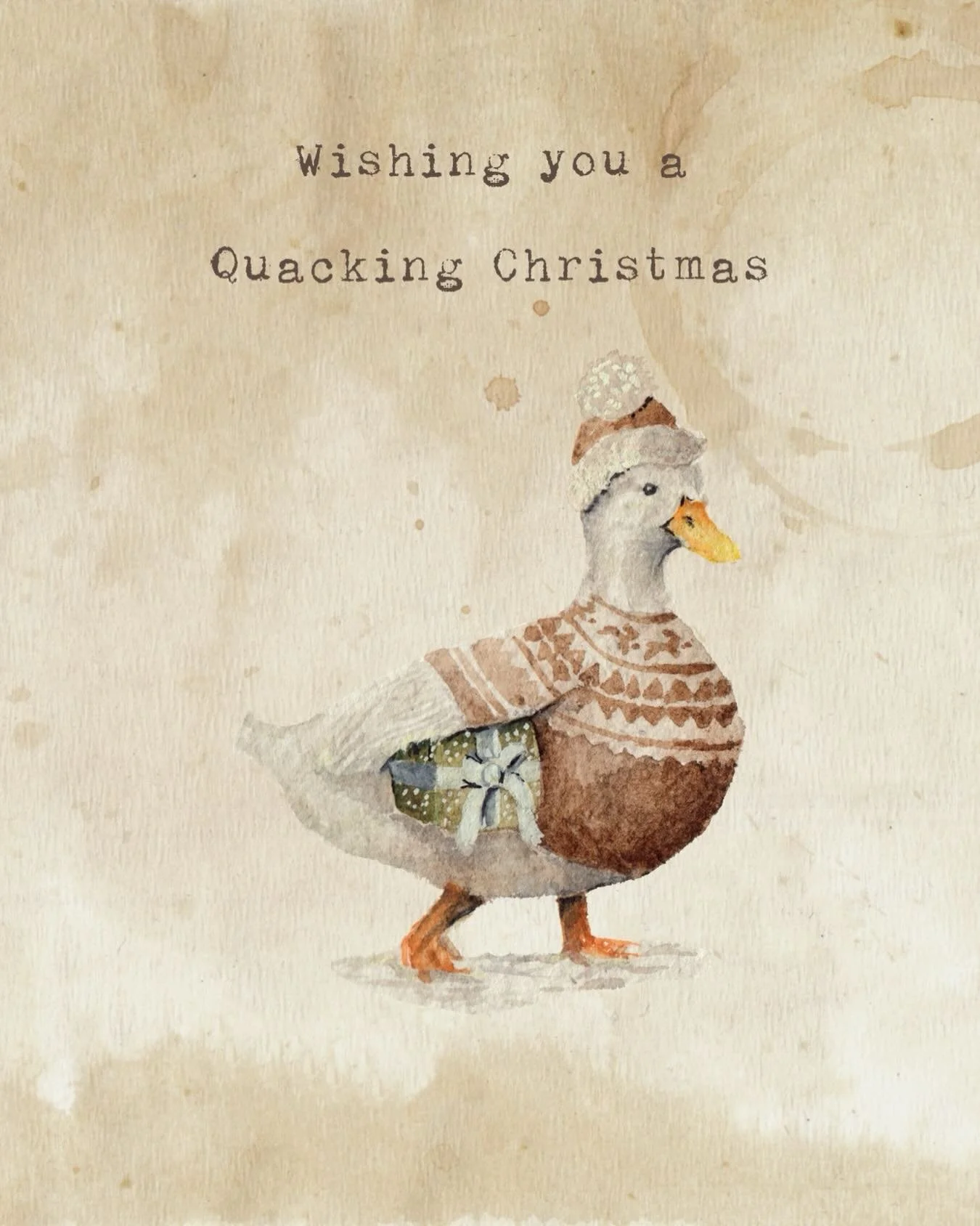 I hope today is a quacking one