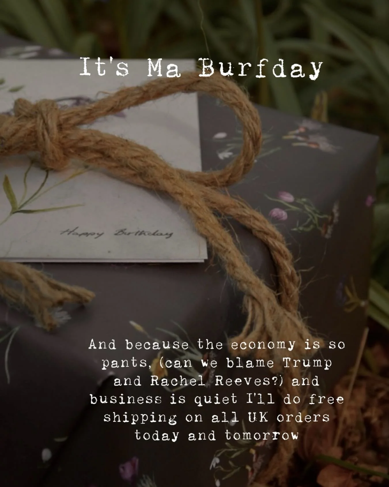 Happy Birthday Too Meeee

Website orders only xx