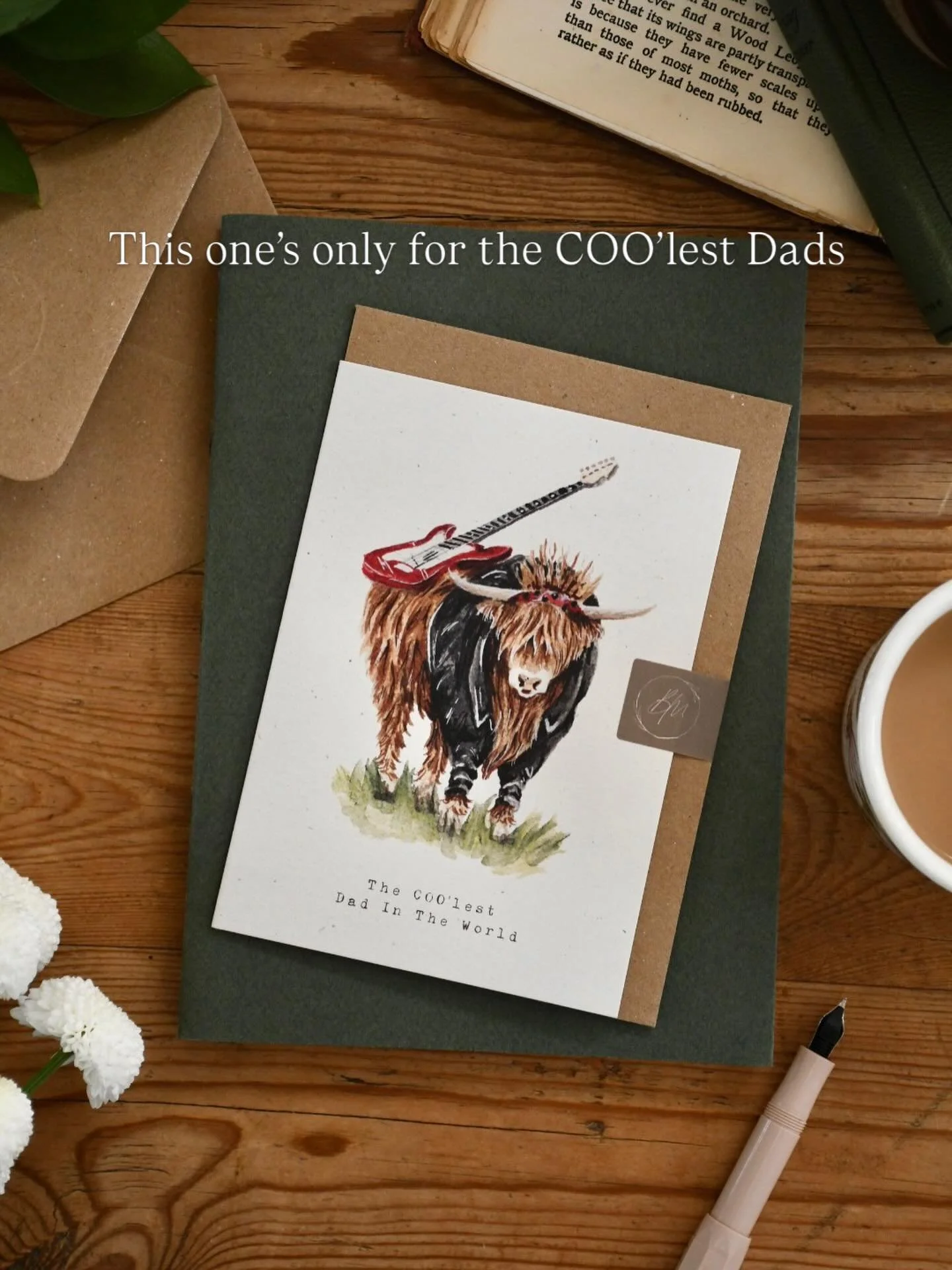 Just a heads up I&rsquo;m on holiday from Friday 5th June for a week so if you&rsquo;re wanting a Father&rsquo;s Day card please order before Friday to make sure it arrives in time 🐄