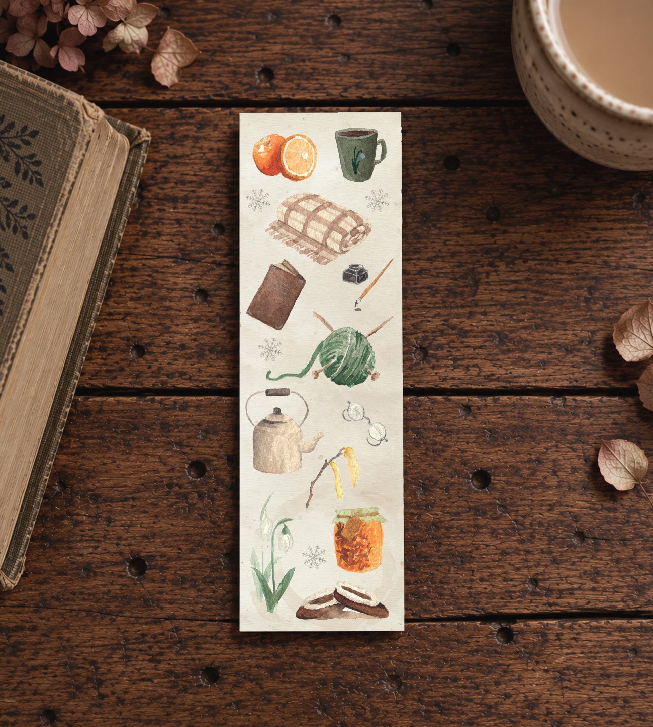 ORANGES AND SNOWDROPS WINTER BOOKMARK.jpg