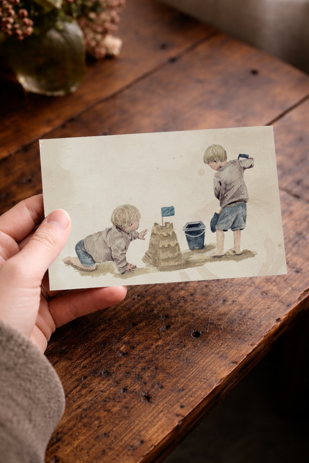 NEW Recycled Beach Days Card