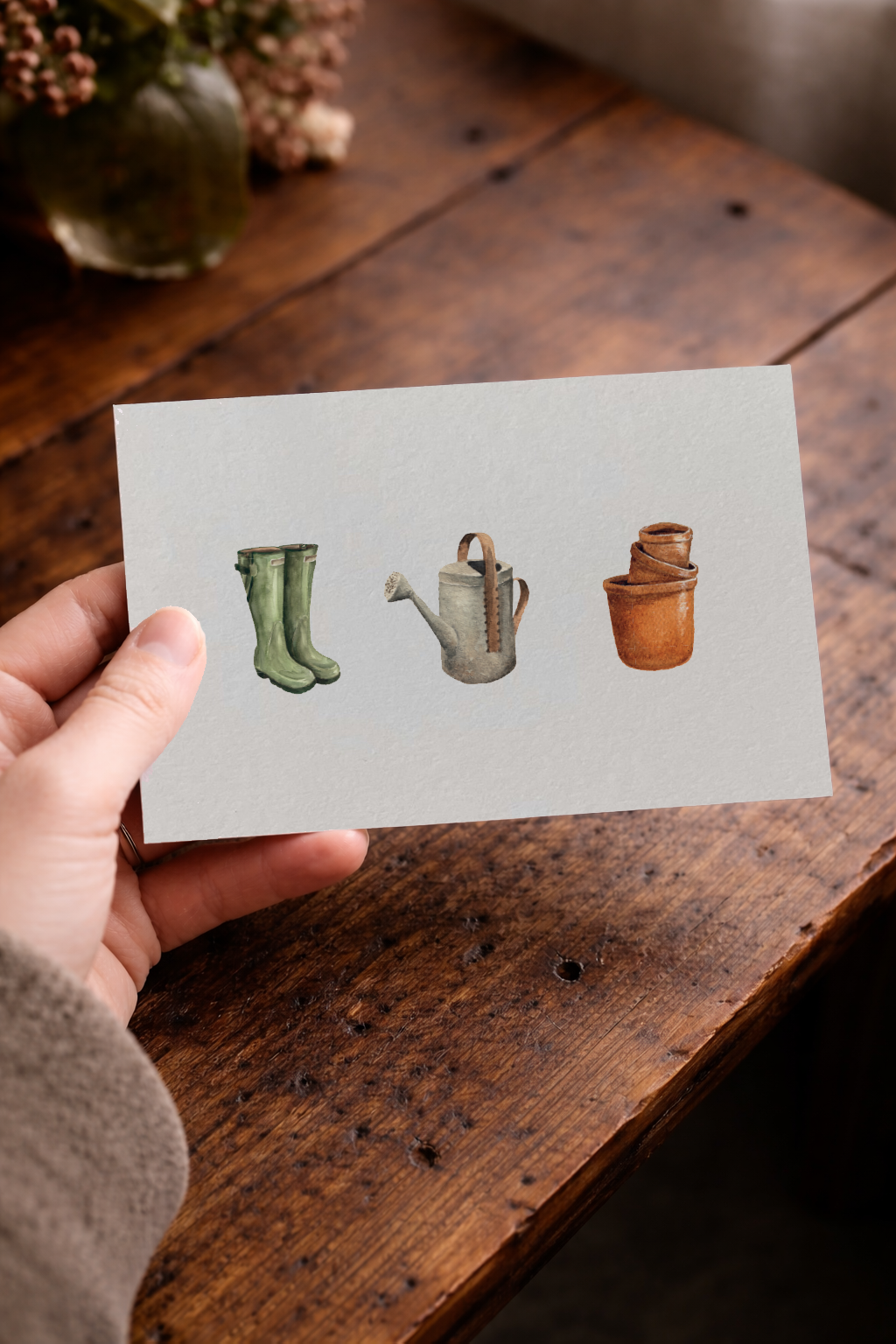 NEW Recycled In The GardenCard