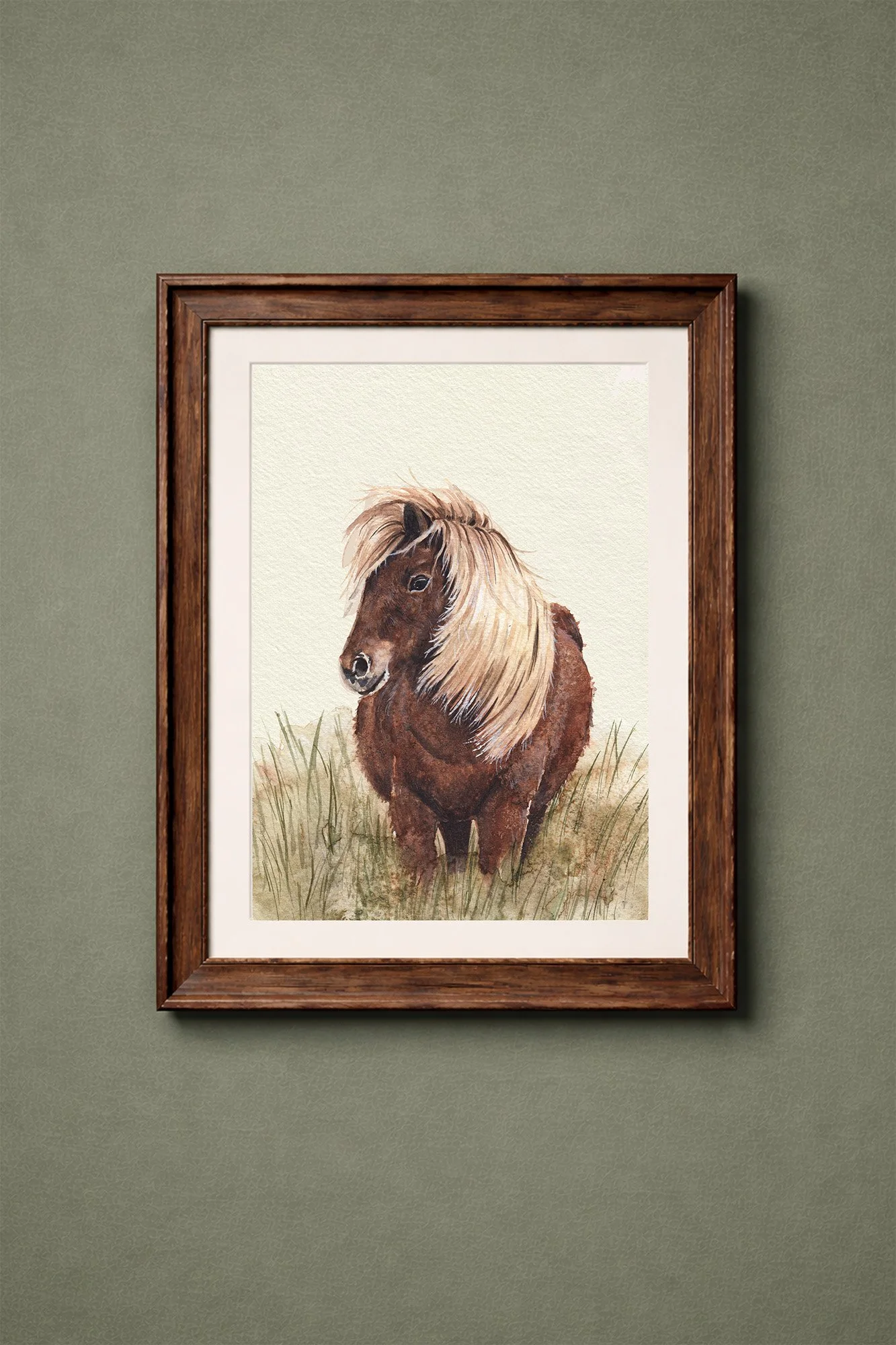 Shetland Pony Print