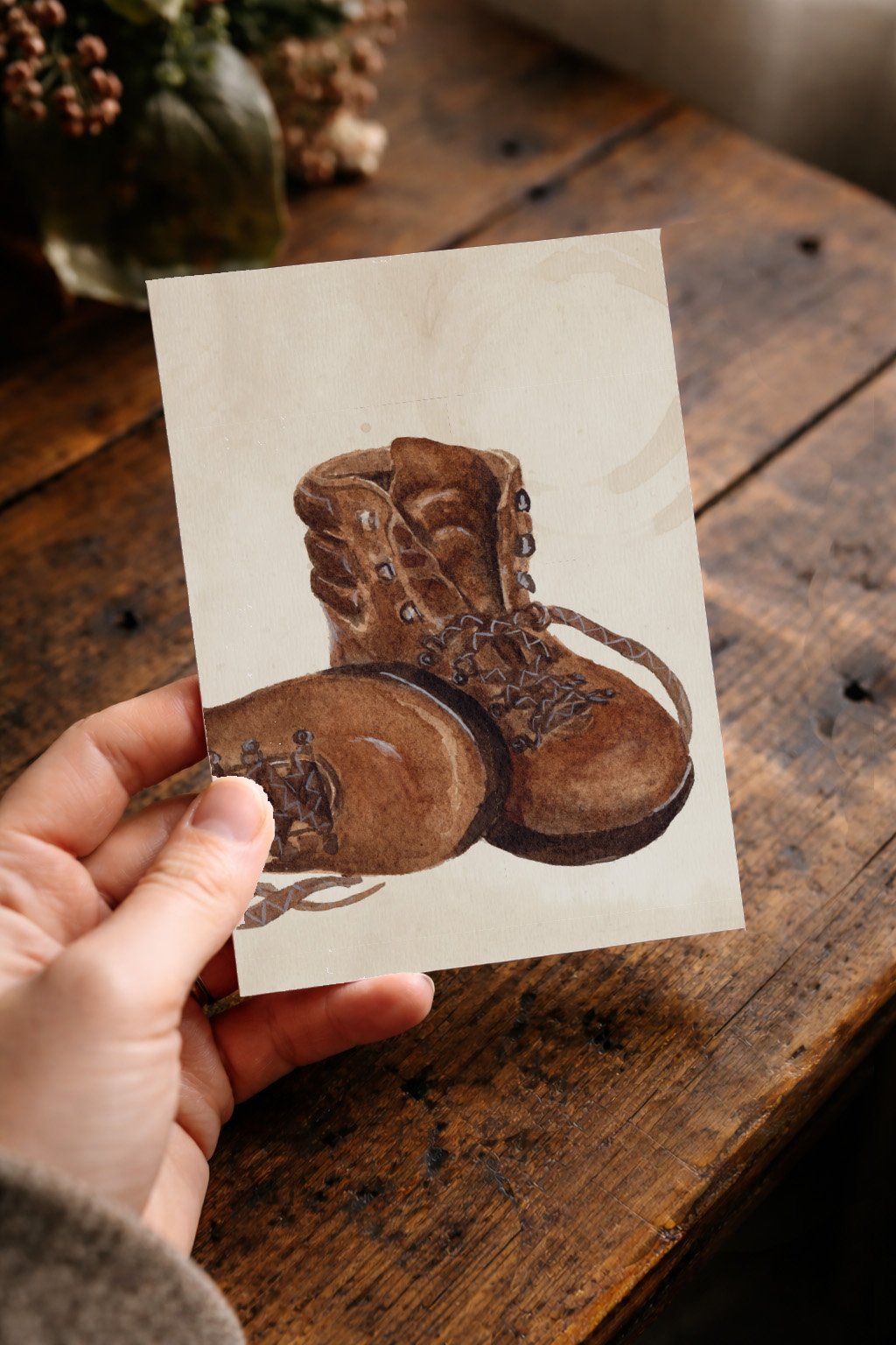 NEW Recycled Those Old Boots Were Made For Walking Card