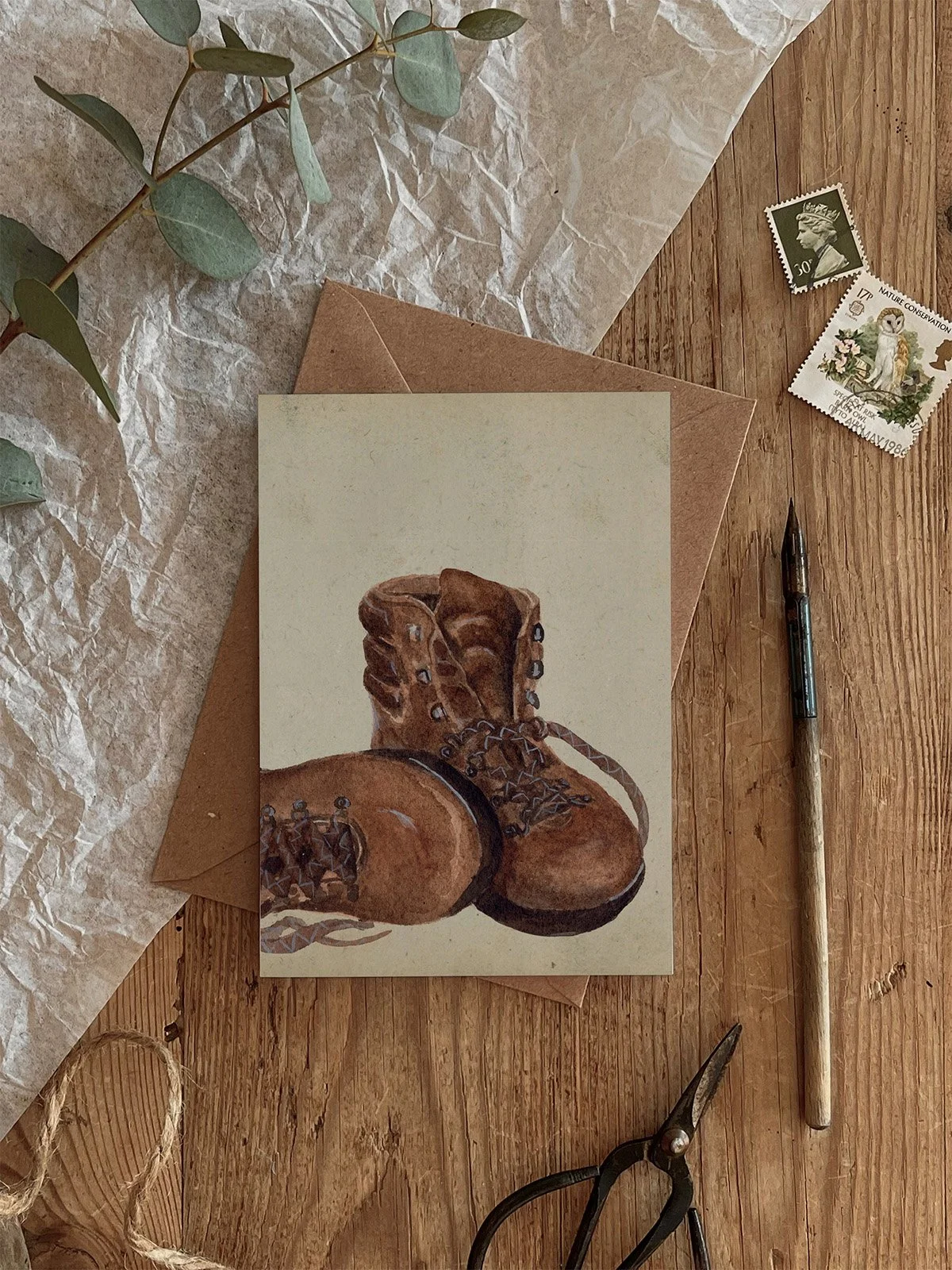 Those Old Boots Were Made For Walking Card