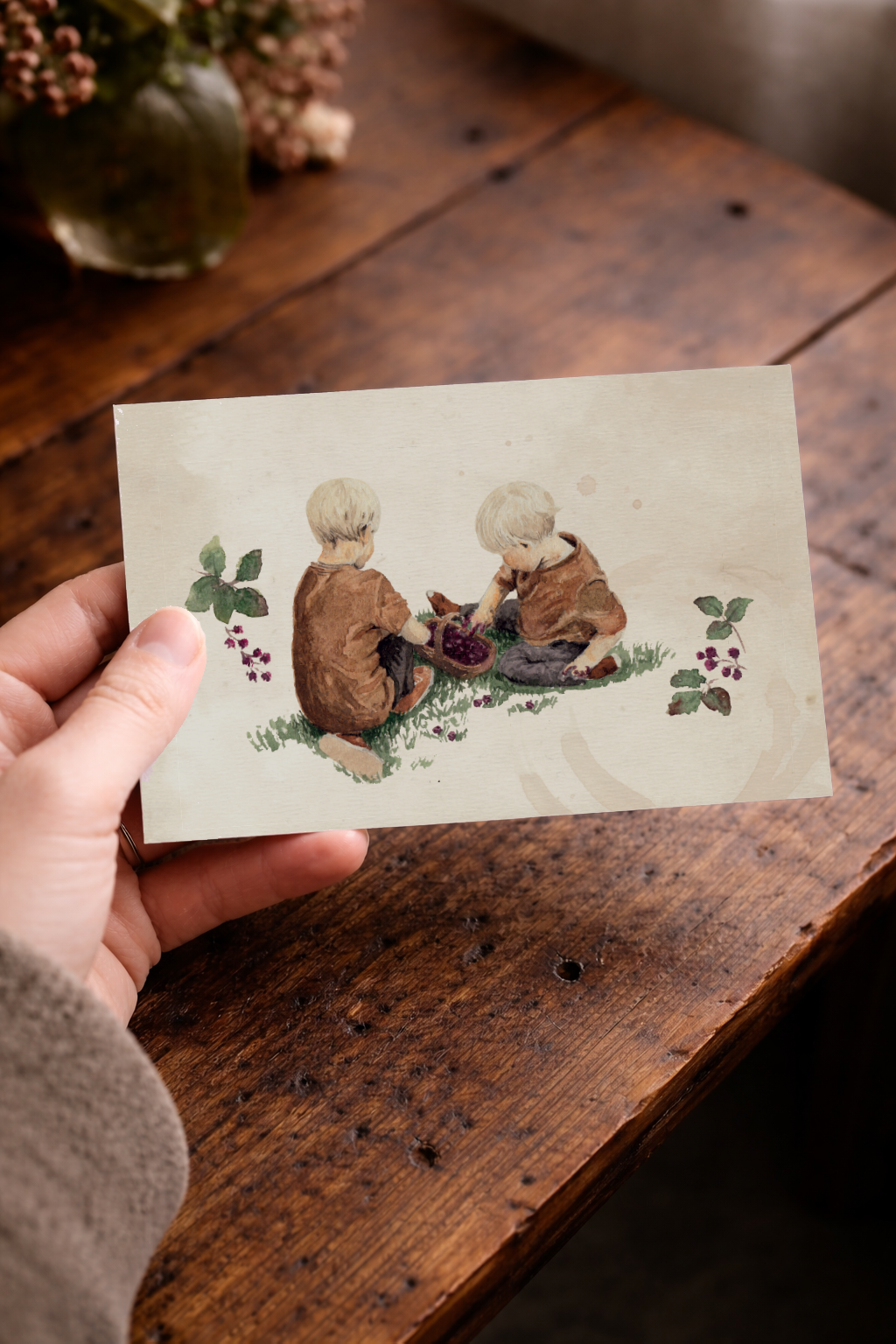 NEW Recycled Harvest Days Card