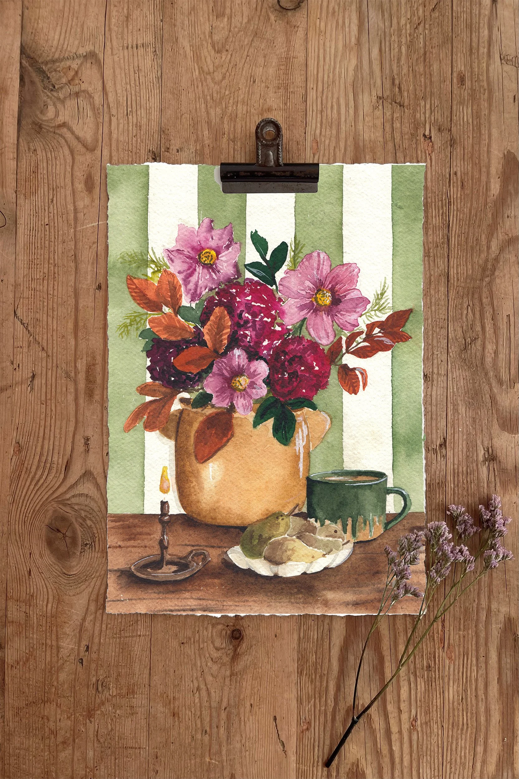 FLOWERS AND PEARS PRINT.jpg