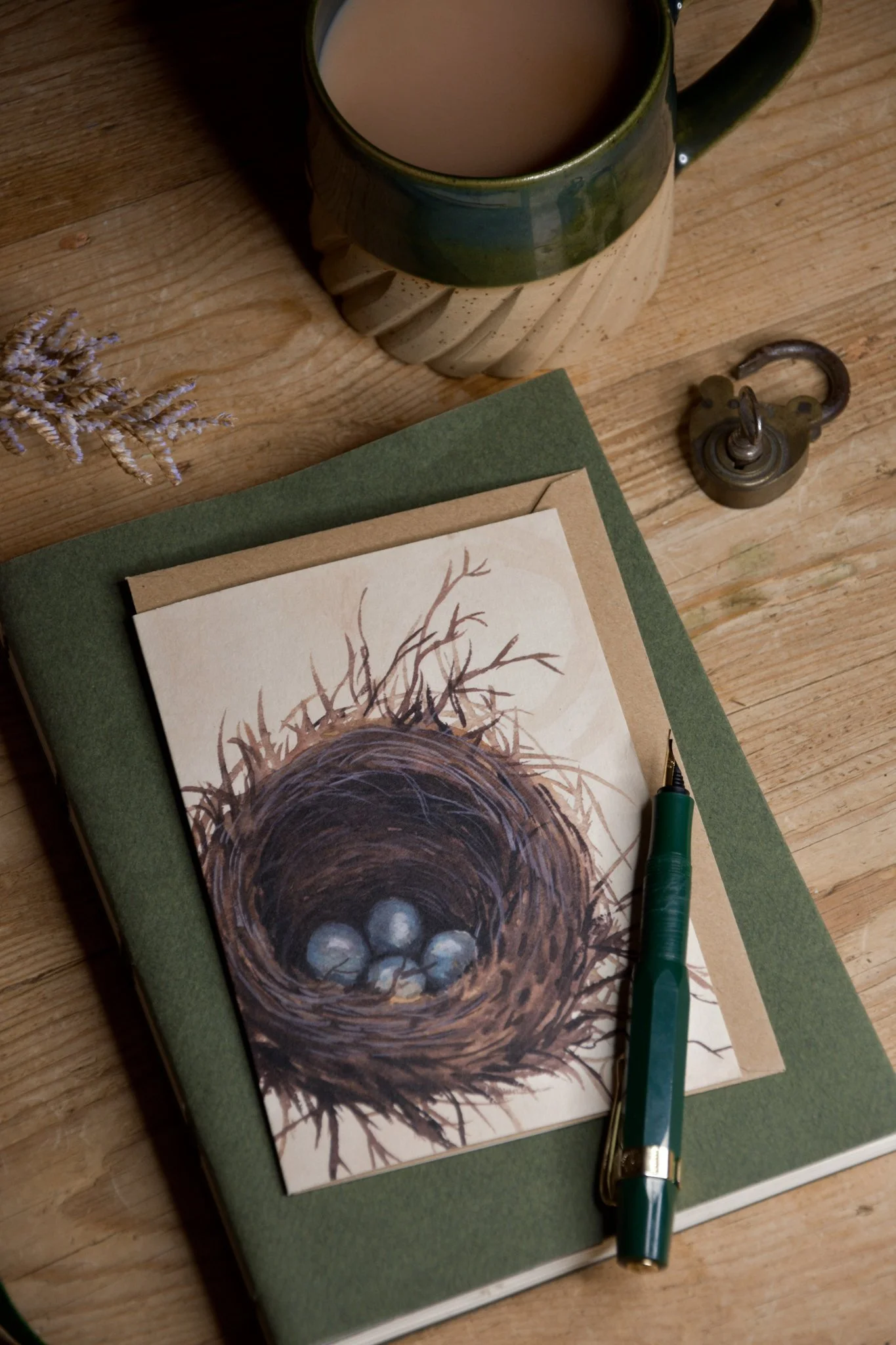 vintage stationery bundle watercolour teastained, eco friendly greetings cards-11.jpg