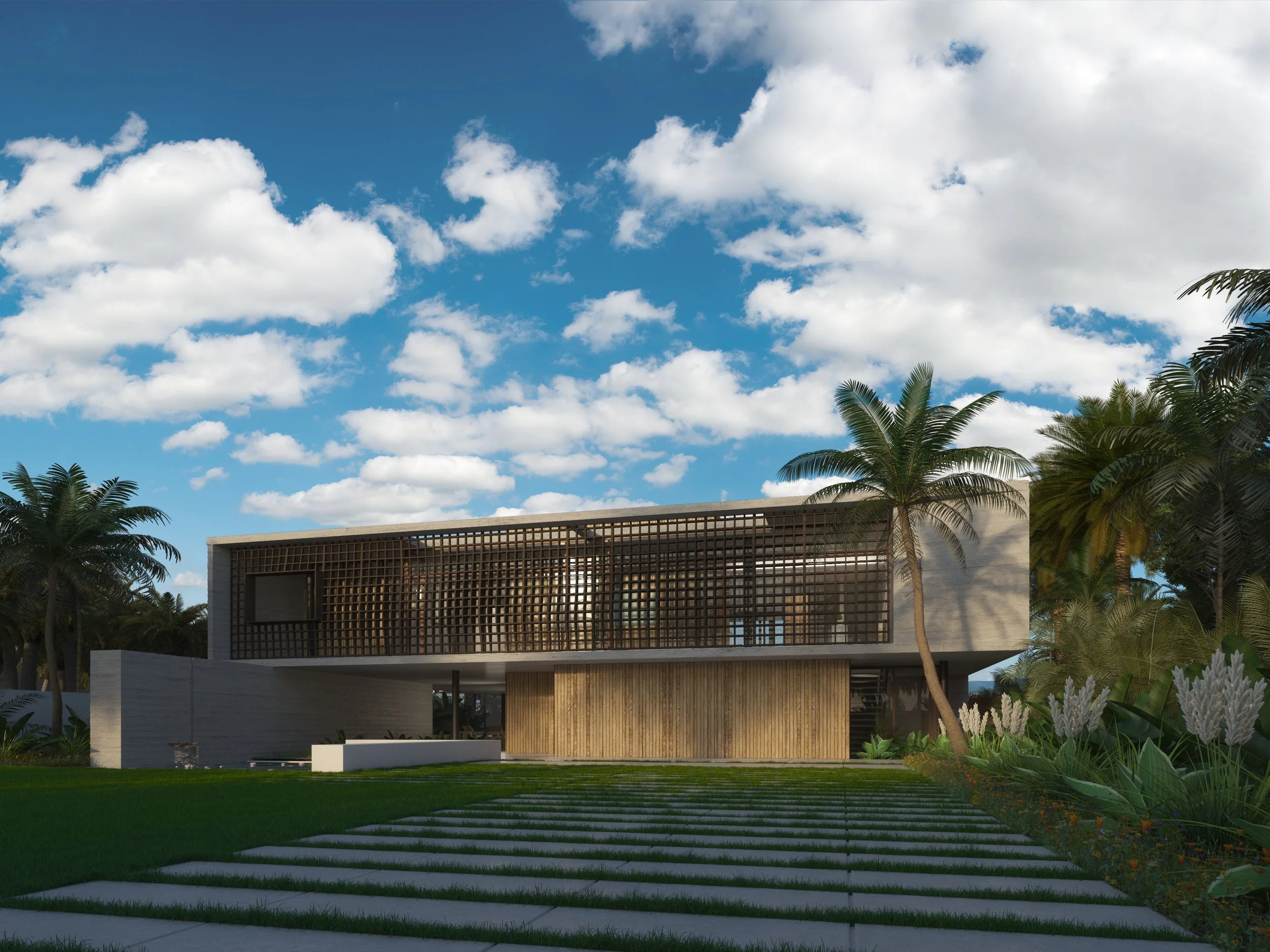 02-Siesta Key Bay House Driveway.jpg