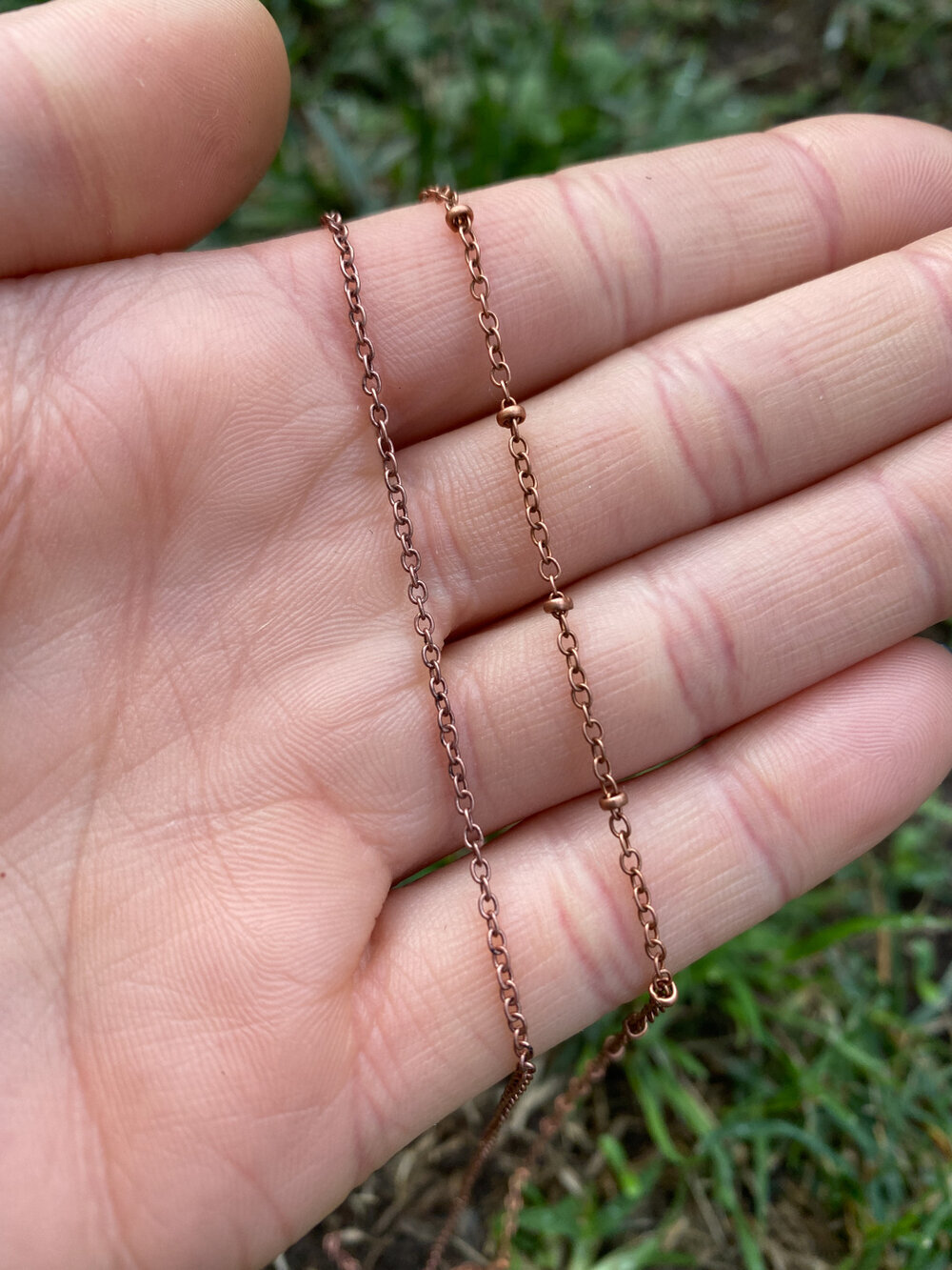 Custom Copper Chain — Rocks for the Spirit