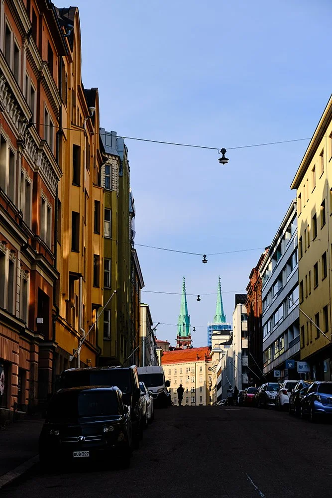 Valokuva Pursimiehenkadulta. Kuvia Helsingistä.