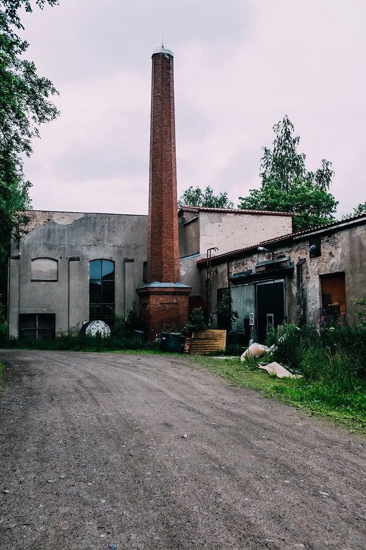 Valokuvia Nokialta. Siuronkosken teollisuustaloja