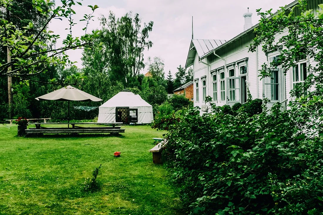 Kesäkahvila Juupajoella. Valokuvia Suomesta.