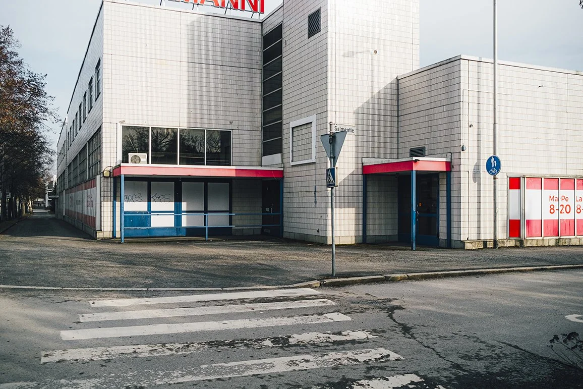 Apiankatu Valkeakoskella. Valokuvia Valkeakoskelta