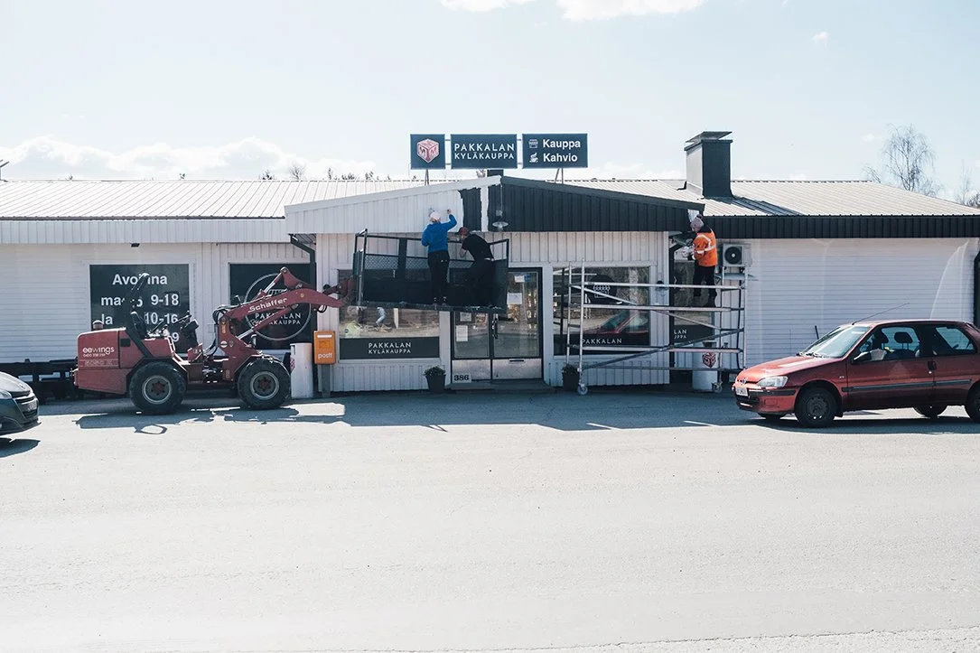 Valokuvia Pakkalan kyläkaupasta Sahalahdella
