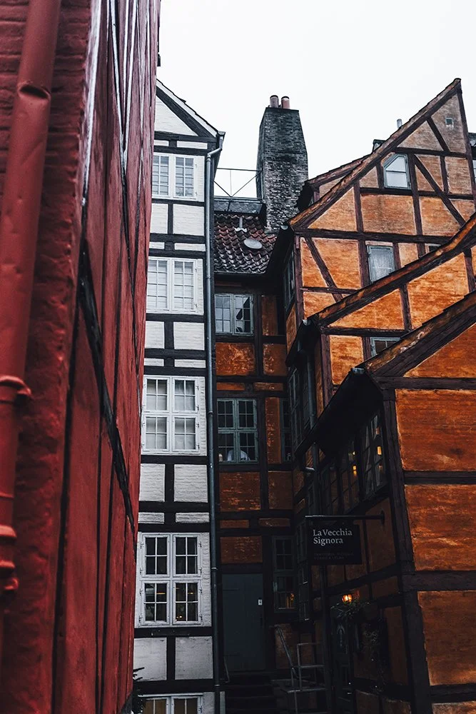 Photography beautiful buildings in Copenhagen