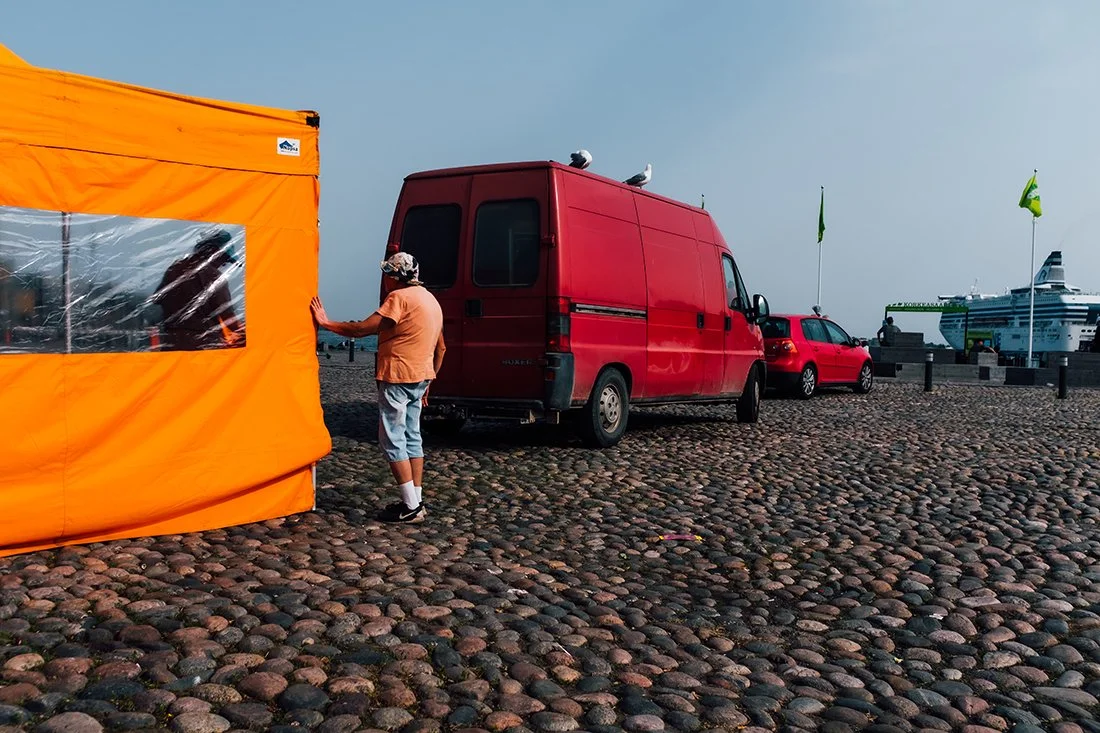 Valokuvia Helsingin kauppatorilta