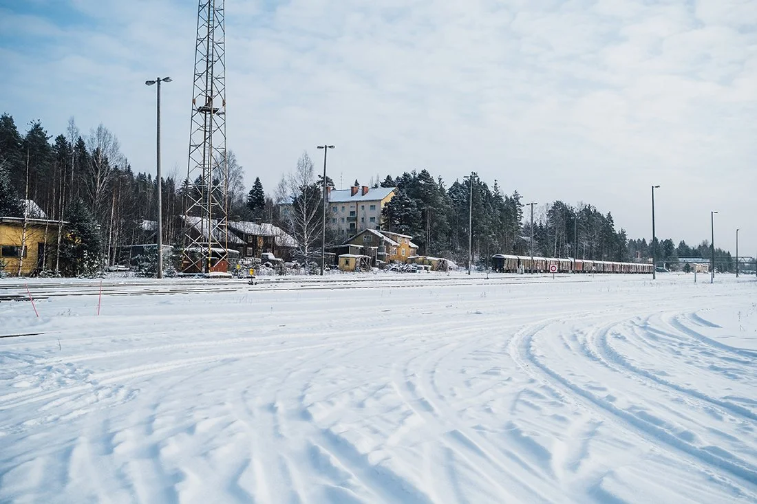 Keuruun ratapiha. Valokuvia Suomesta.