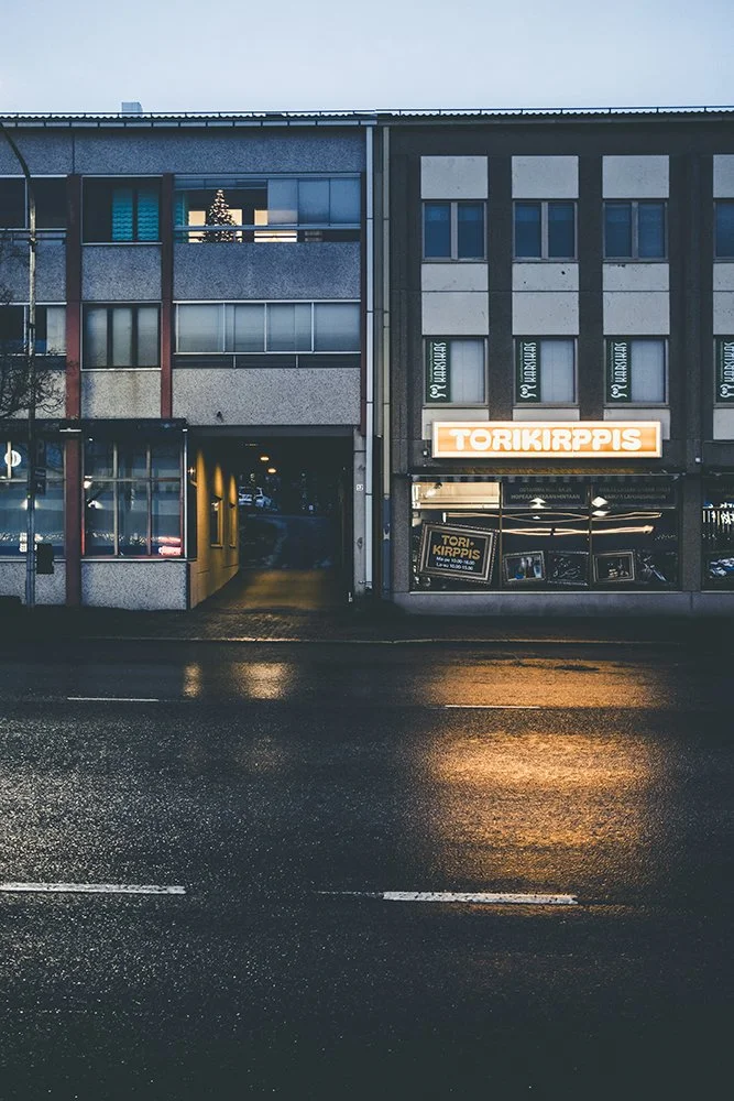 Valokuvia Sastamalan Puistokadulta.