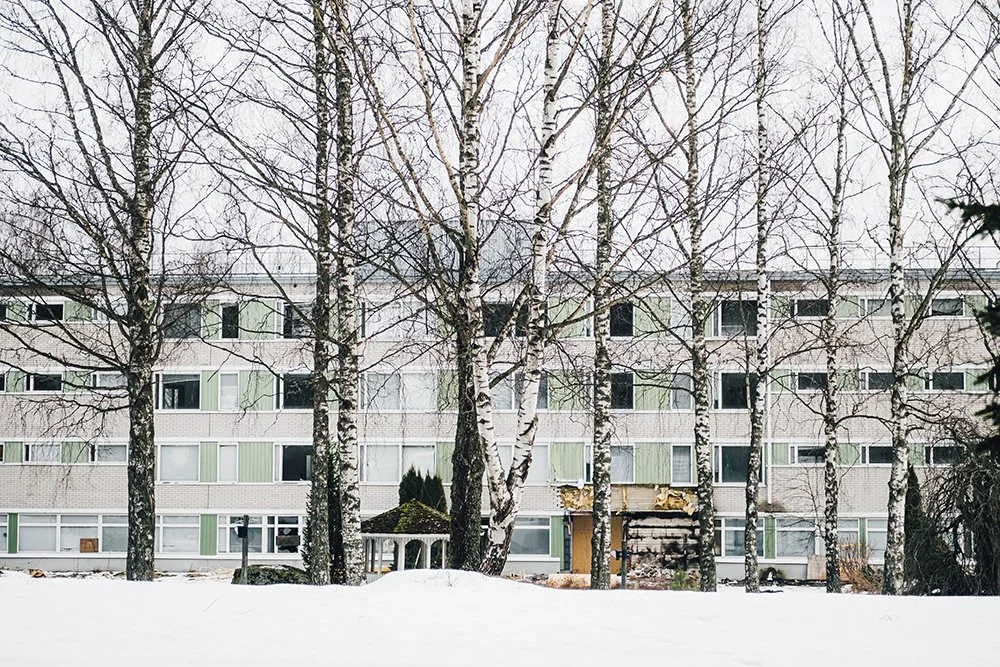 Kaivannon sairaala. Valokuvia Kangasalalta