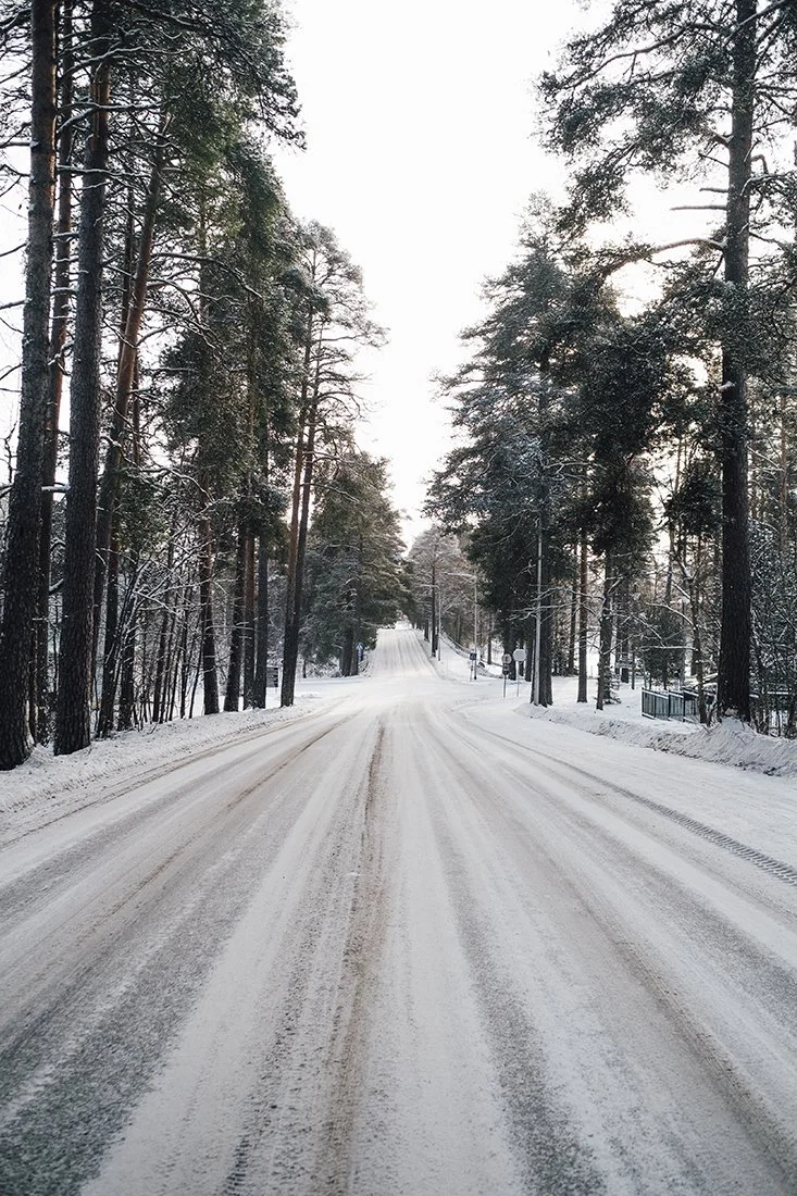 Kaunista talvimaisemaa Keuruulla.