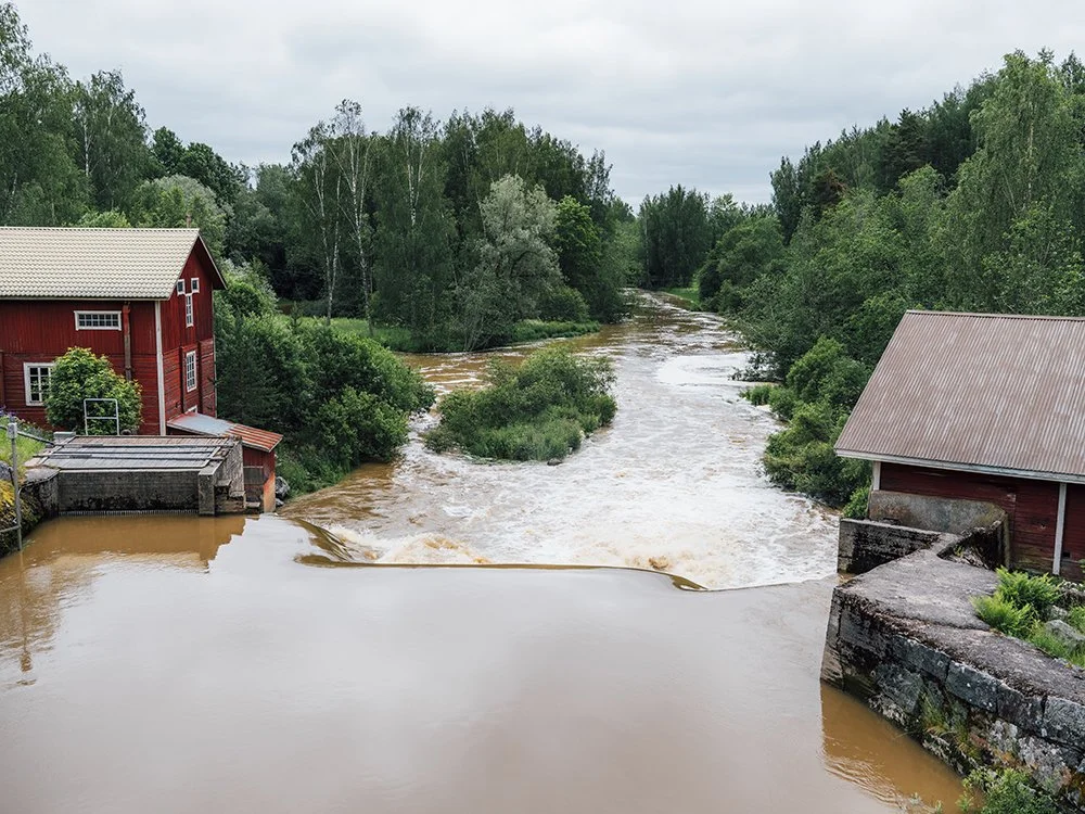 Maisema Tönnönkoskelta (Porvoonjoki)