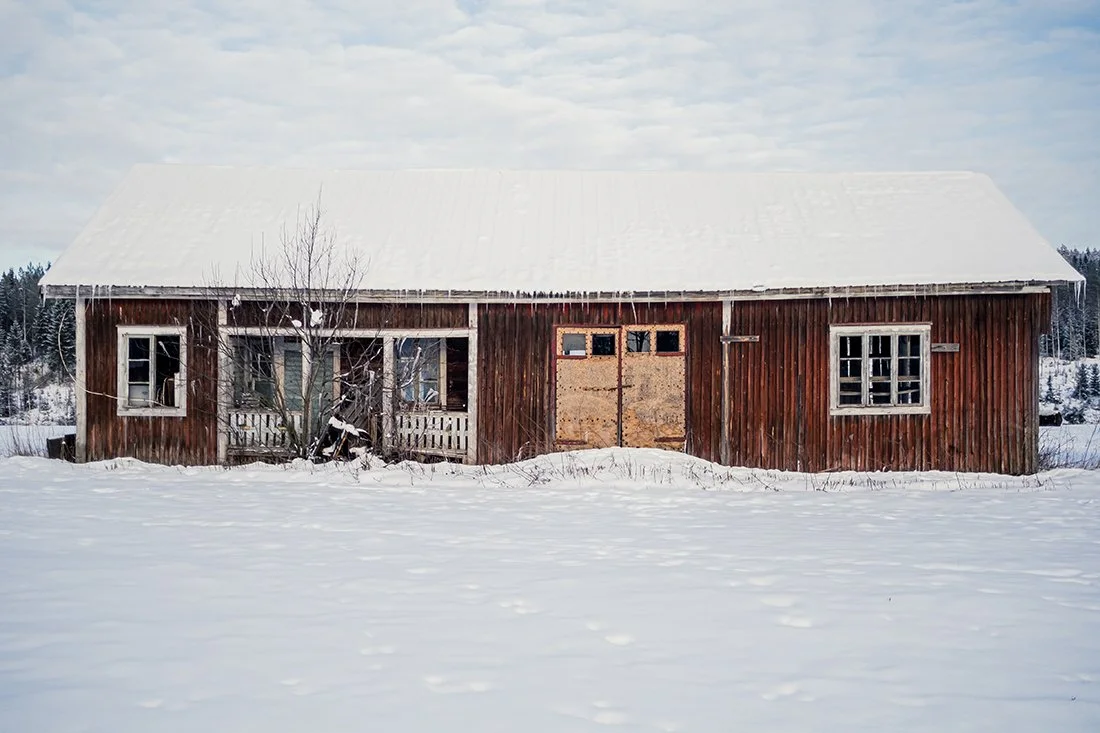 Tyhjillään oleva metsätila Keuruulla. Valokuvia keski-suomesta.
