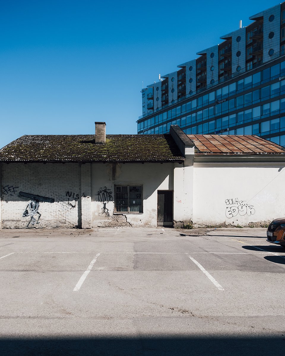 Old and new in Tallinn Estonia. Street Photography from Estonia