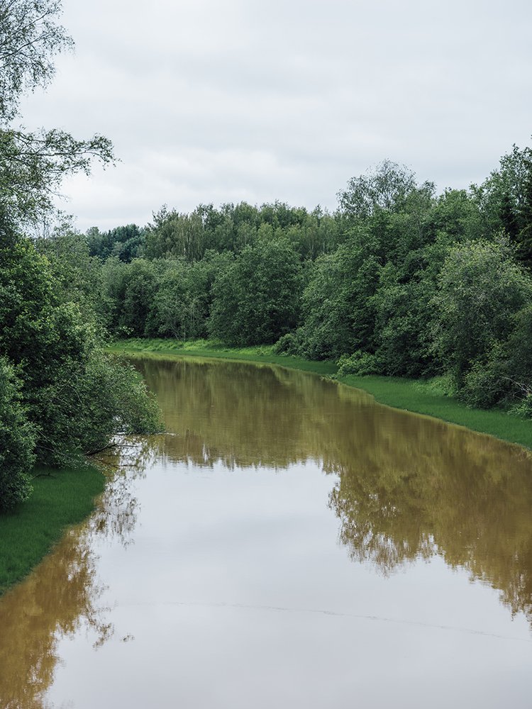 Valokuva Porvoonjoesta Orimattilassa