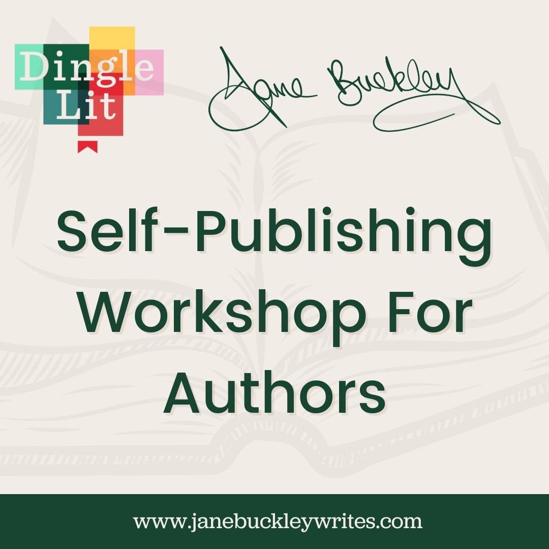 For any aspiring writers out there... If you fancy heading to Dingle book festival this weekend (I&rsquo;ll be there!) then you need to check out this self-publishing workshop at Dingle Lit 

Siobhan is amazing and worth every penny so it's a must fo
